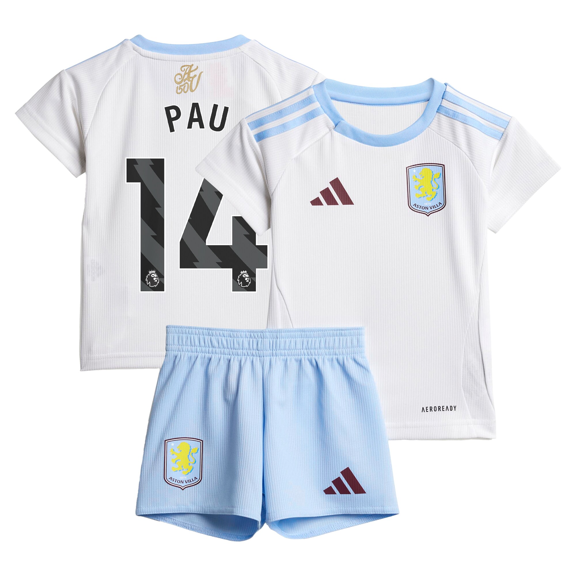 aston villa adidas away baby kit 2024-25 with pau 14 printing Collection | Aston Villa Shop Official Jerseys