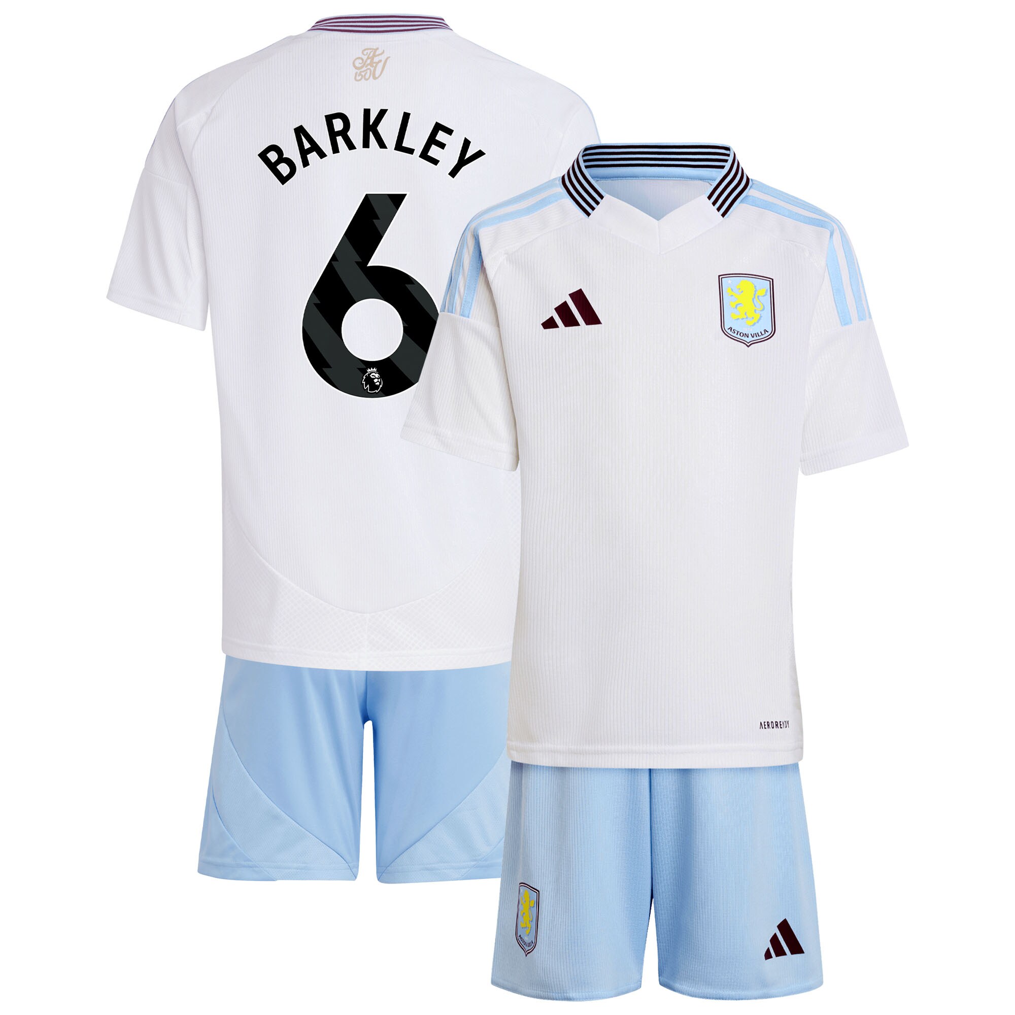 aston villa adidas away mini kit 2024-25 with barkley 6 printing Collection | Aston Villa Shop Official Jerseys