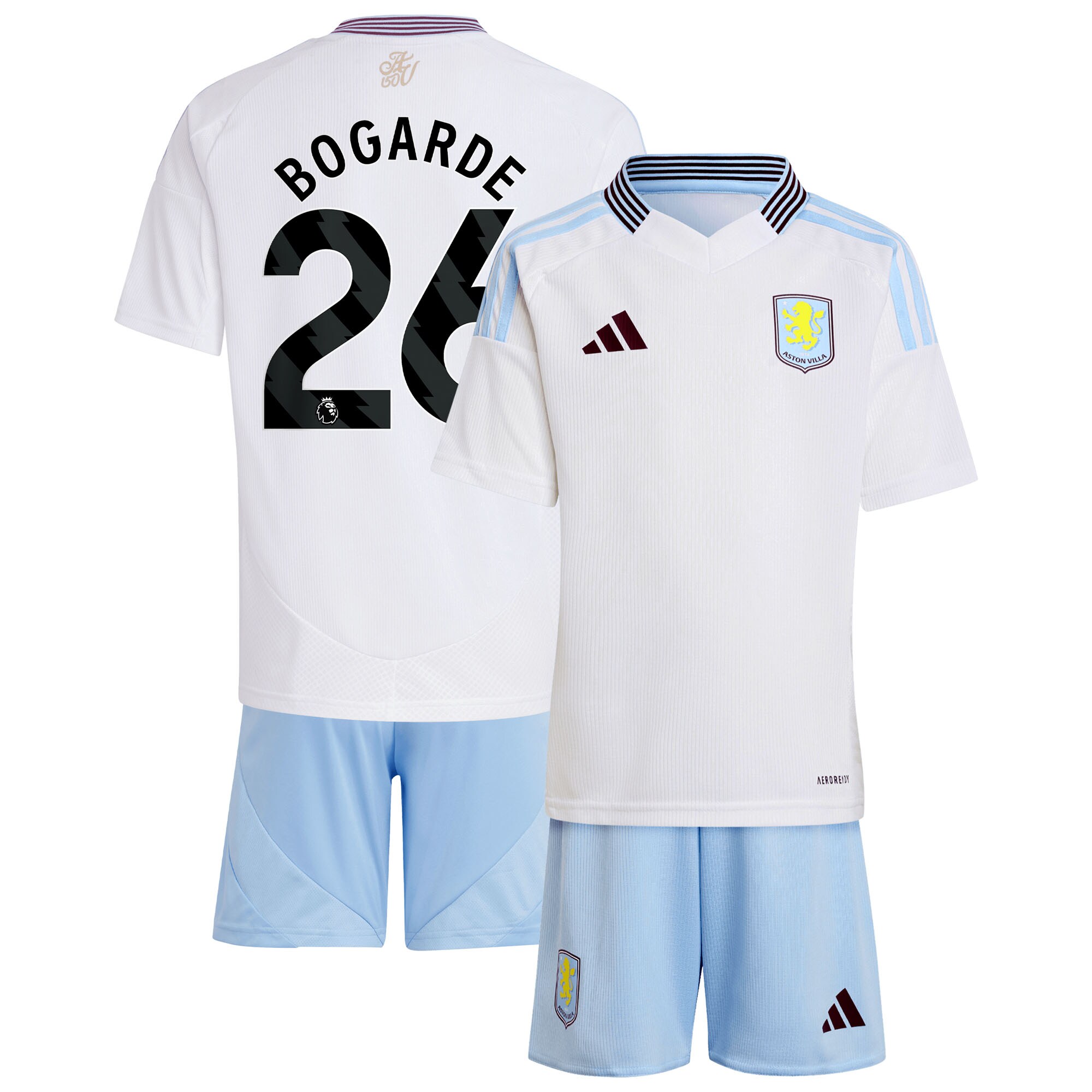 aston villa adidas away mini kit 2024-25 with bogarde 26 printing Collection | Aston Villa Shop Official Jerseys