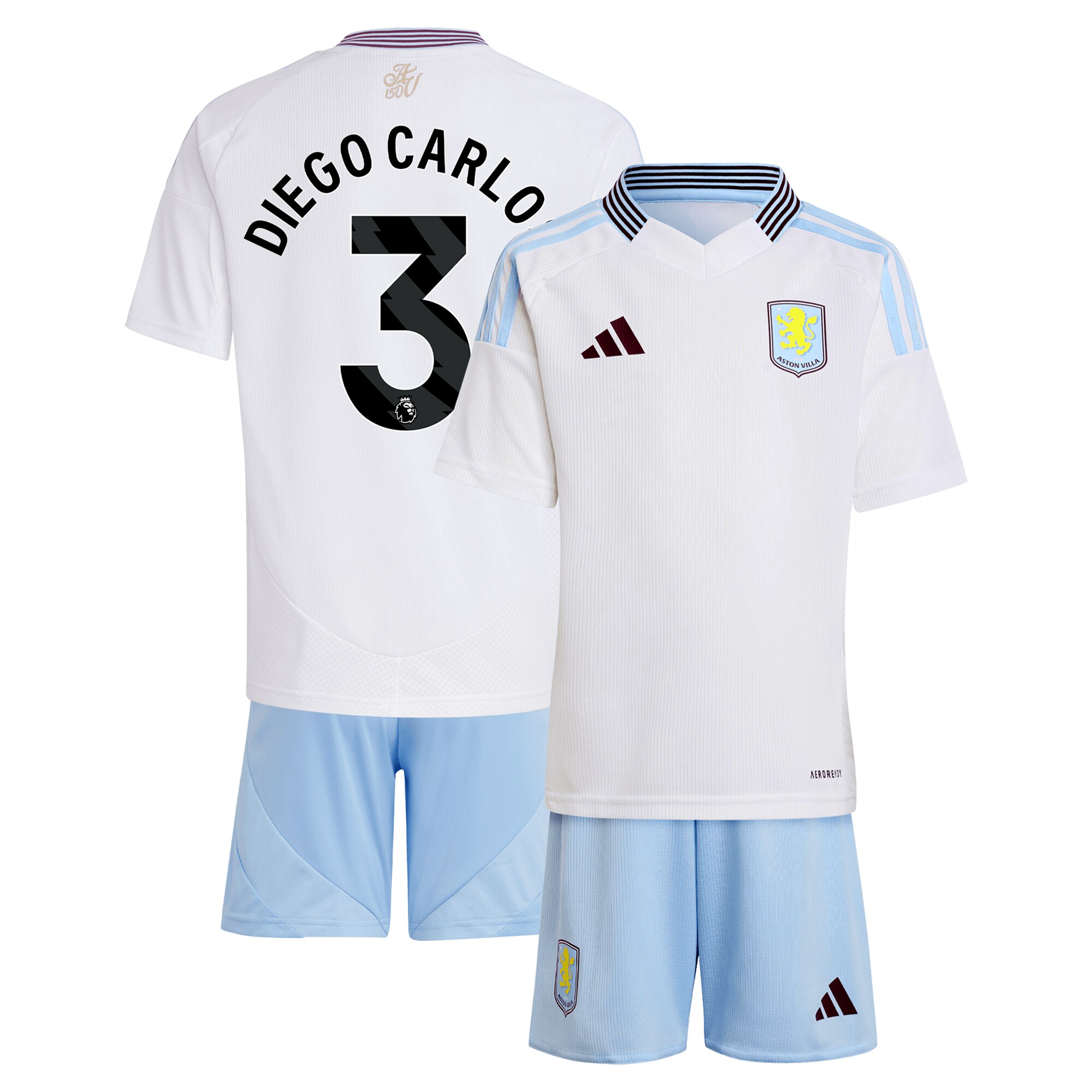 aston villa adidas away mini kit 2024-25 with diego carlos 3 printing Collection | Aston Villa Shop Official Jerseys