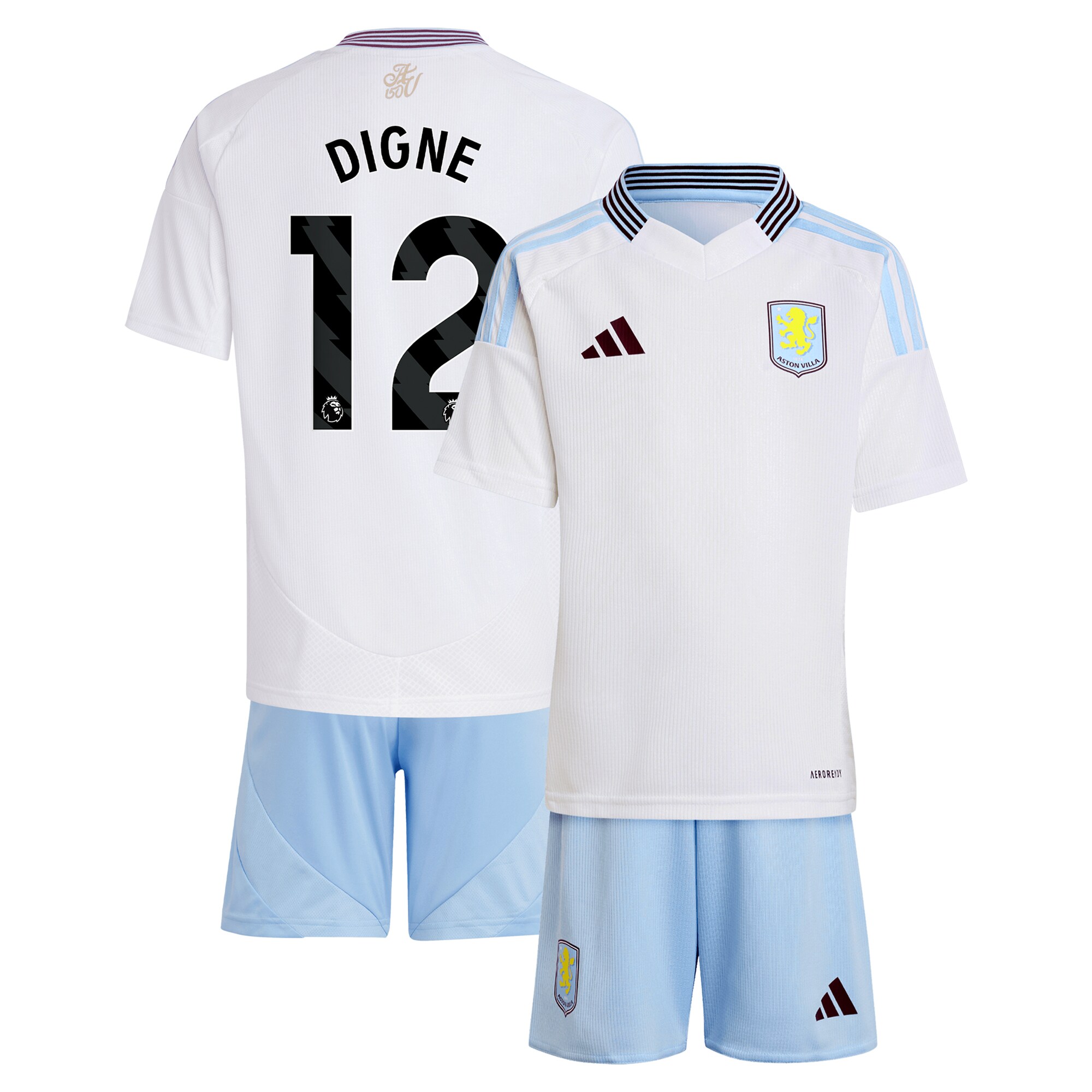 aston villa adidas away mini kit 2024-25 with digne 12 printing Collection | Aston Villa Shop Official Jerseys