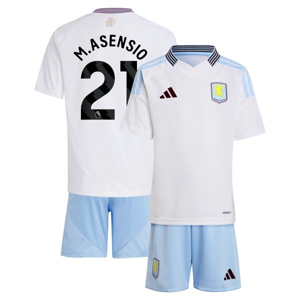 aston villa adidas away mini kit 2024-25 with m.asensio 21 printing Collection | Aston Villa Shop Official Jerseys