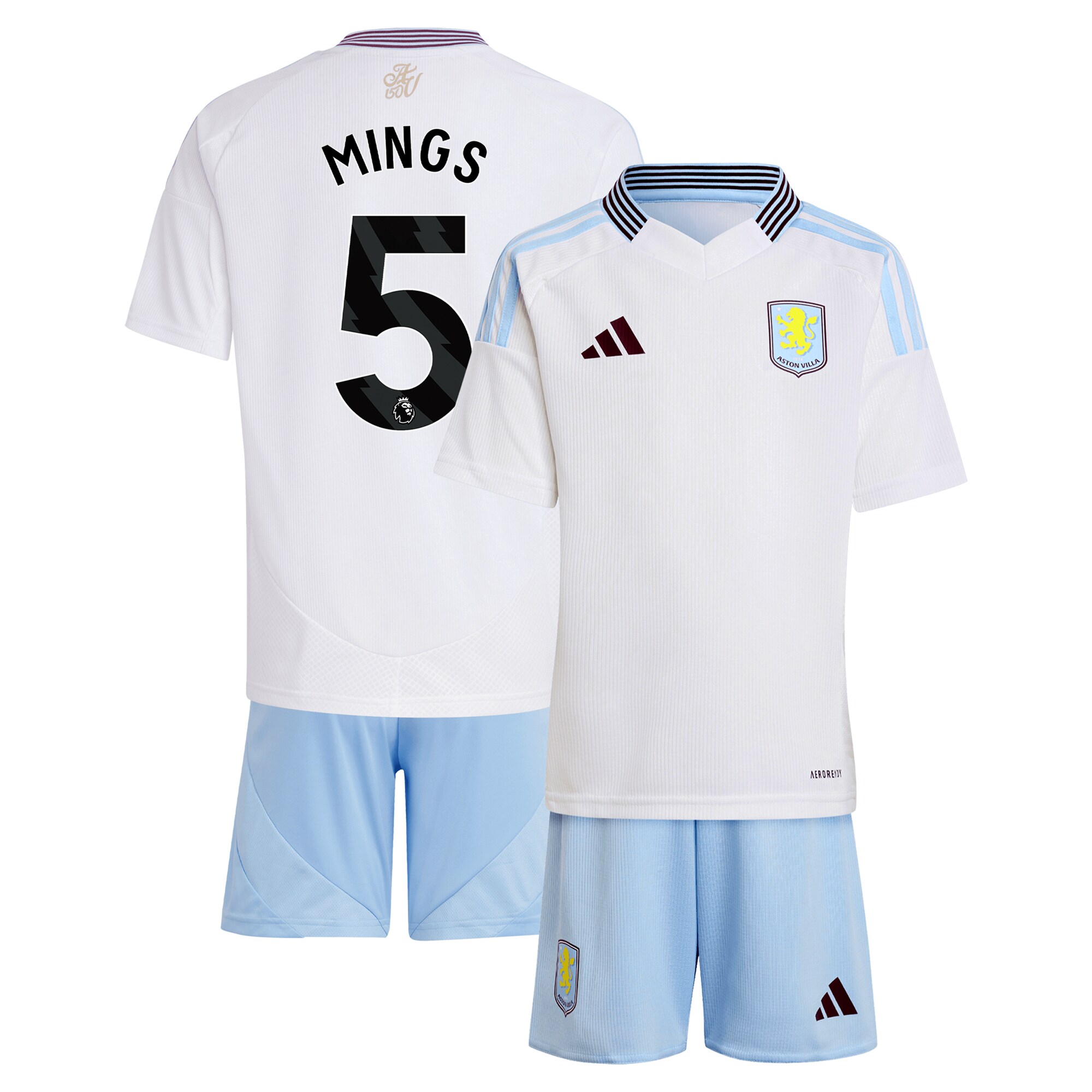 aston villa adidas away mini kit 2024-25 with mings 5 printing Collection | Aston Villa Shop Official Jerseys