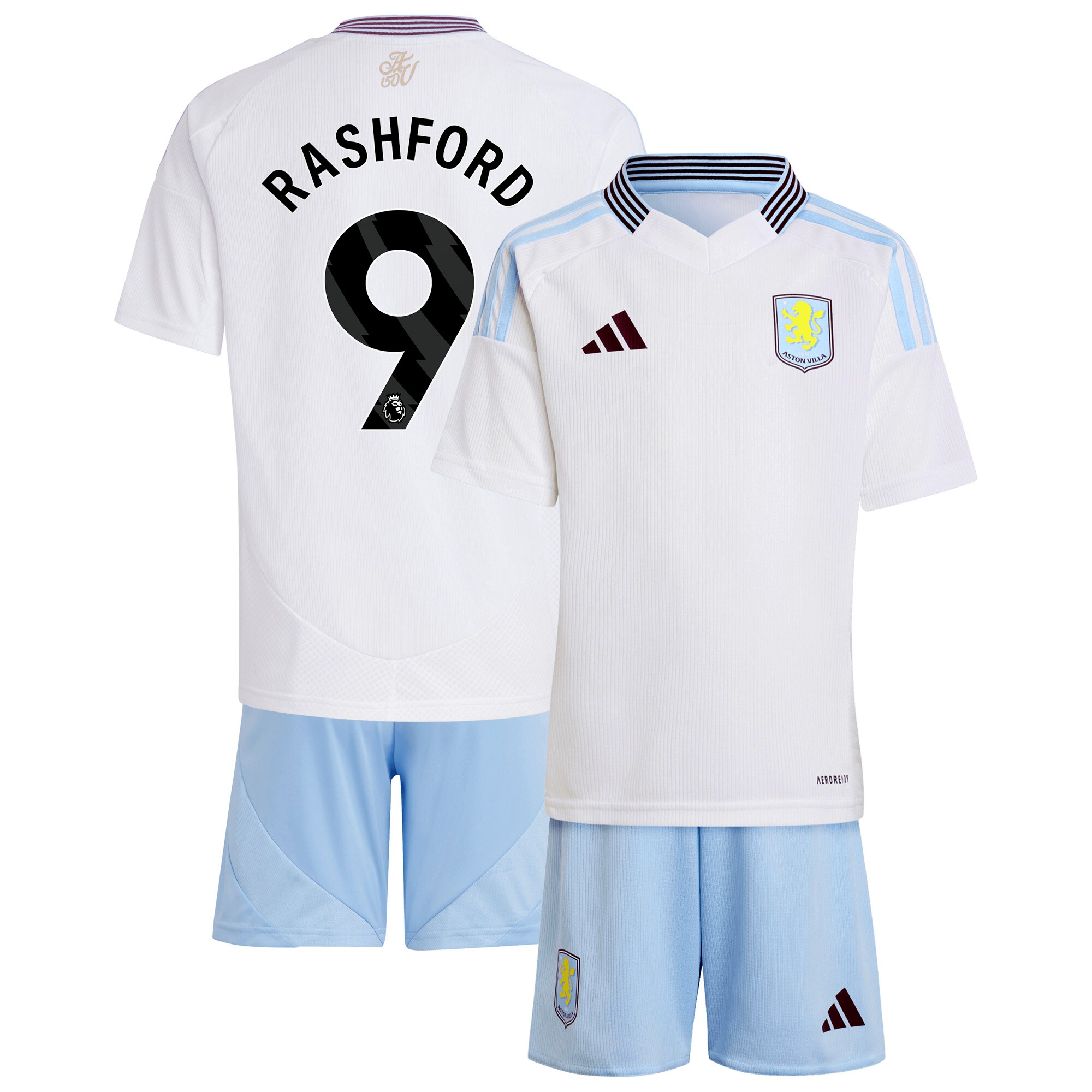 aston villa adidas away mini kit 2024-25 with rashford 9 printing Collection | Aston Villa Shop Official Jerseys