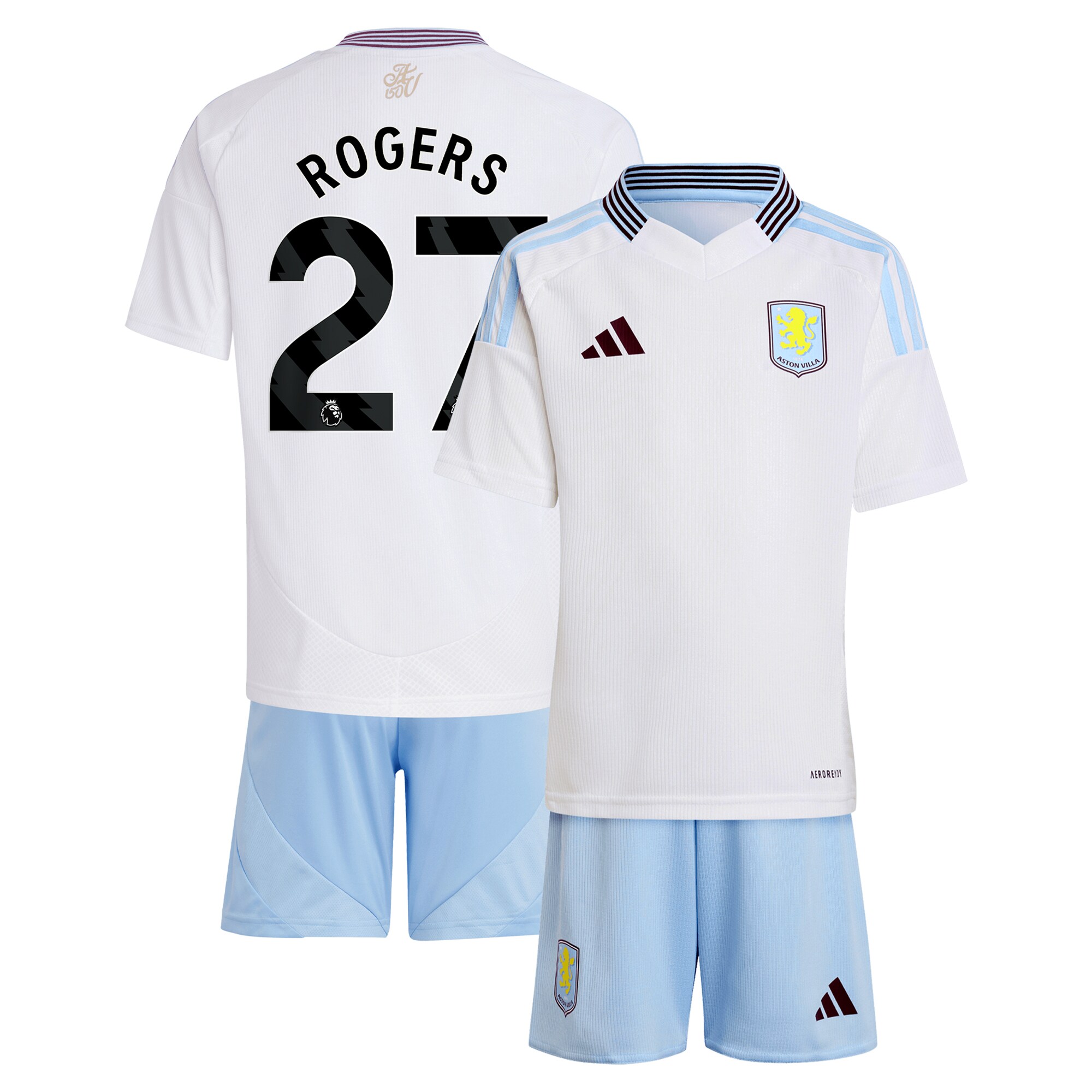 aston villa adidas away mini kit 2024-25 with rogers 27 printing Collection | Aston Villa Shop Official Jerseys