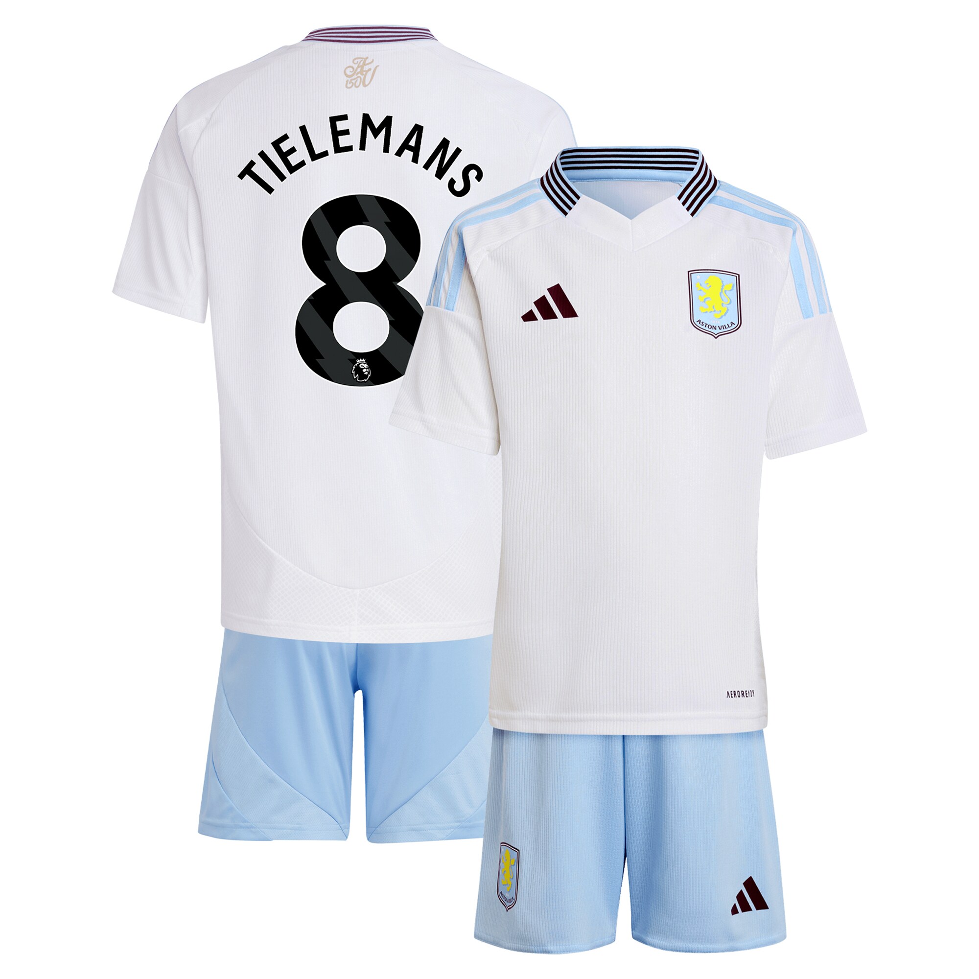 aston villa adidas away mini kit 2024-25 with tielemans 8 printing Collection | Aston Villa Shop Official Jerseys