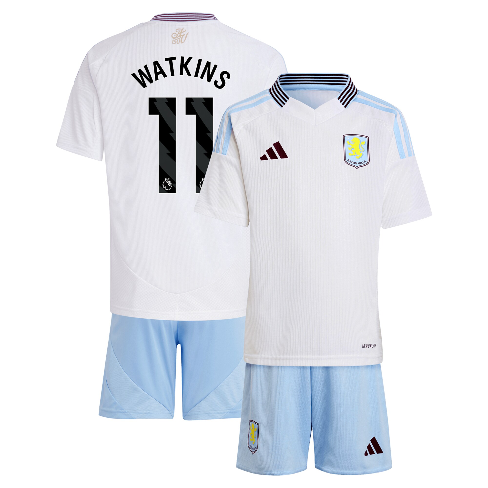 aston villa adidas away mini kit 2024-25 with watkins 11 printing Collection | Aston Villa Shop Official Jerseys