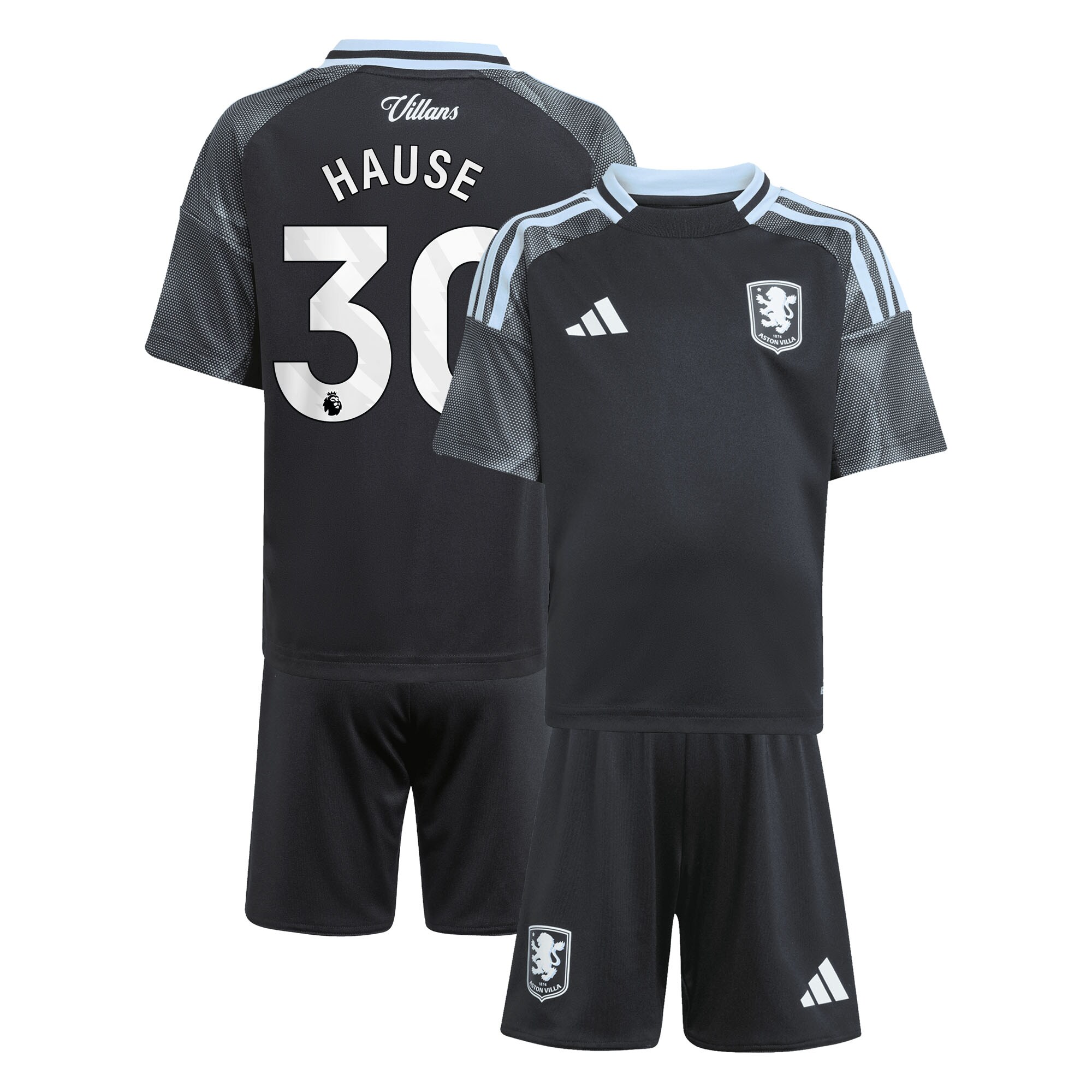 aston villa adidas away mini kit 2025-26 with hause 30 printing Collection | Aston Villa Shop Official Jerseys