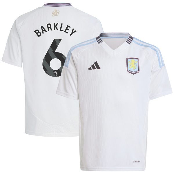 aston villa adidas away shirt 2024-25 – kids with barkley 6 printing Collection | Aston Villa Shop Official Jerseys