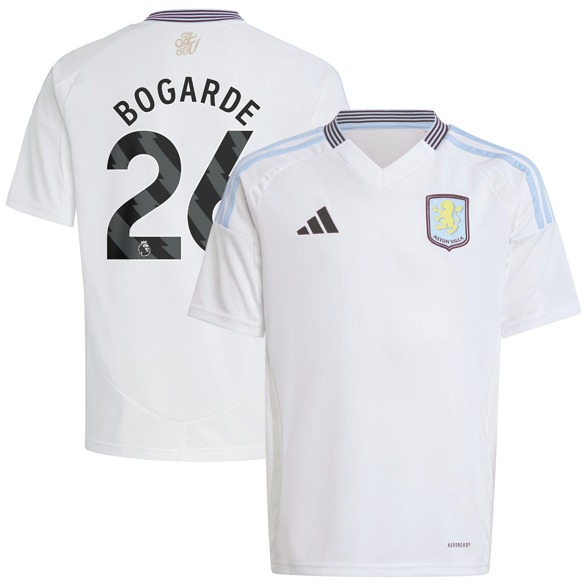 aston villa adidas away shirt 2024-25 – kids with bogarde 26 printing Collection | Aston Villa Shop Official Jerseys