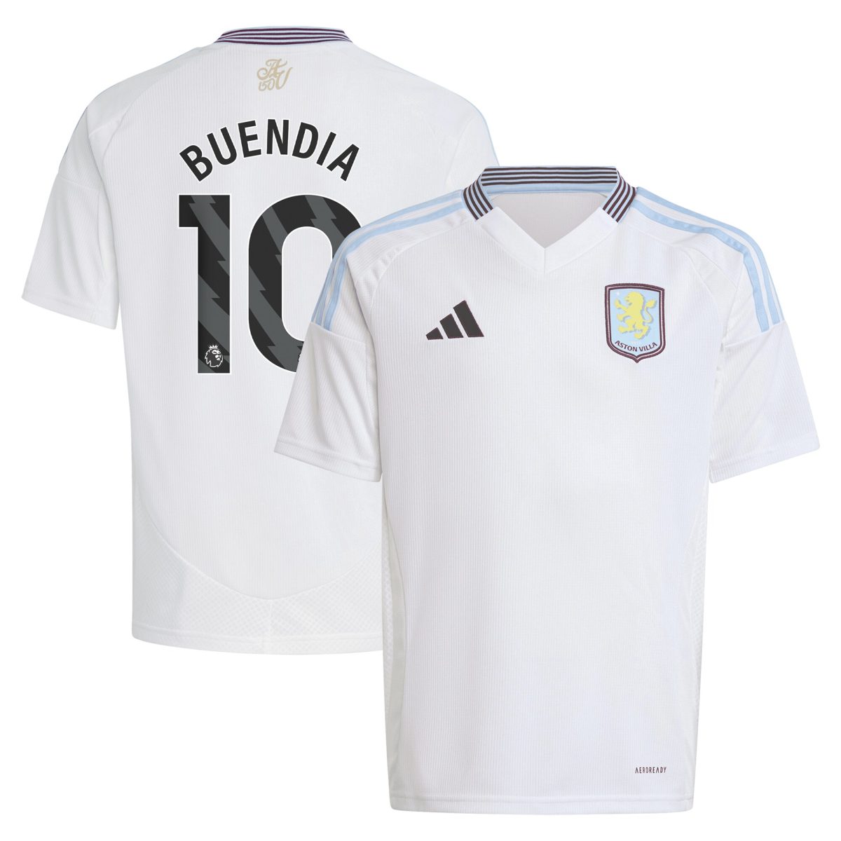 aston villa adidas away shirt 2024-25 – kids with buendia 10 printing Collection | Aston Villa Shop Official Jerseys