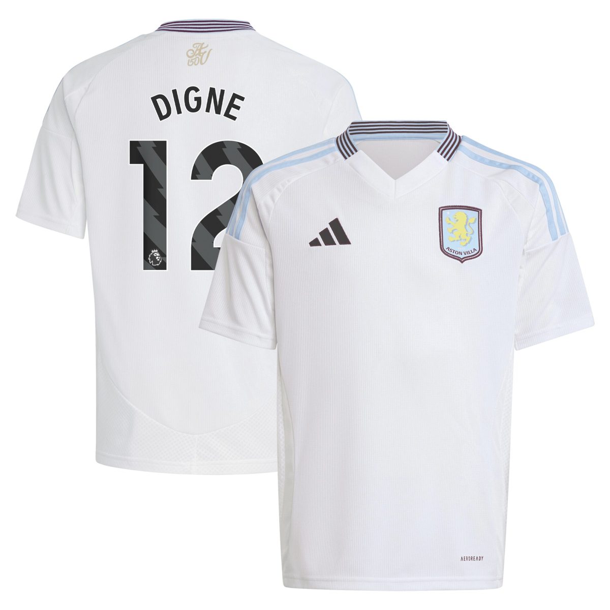 aston villa adidas away shirt 2024-25 – kids with digne 12 printing Collection | Aston Villa Shop Official Jerseys