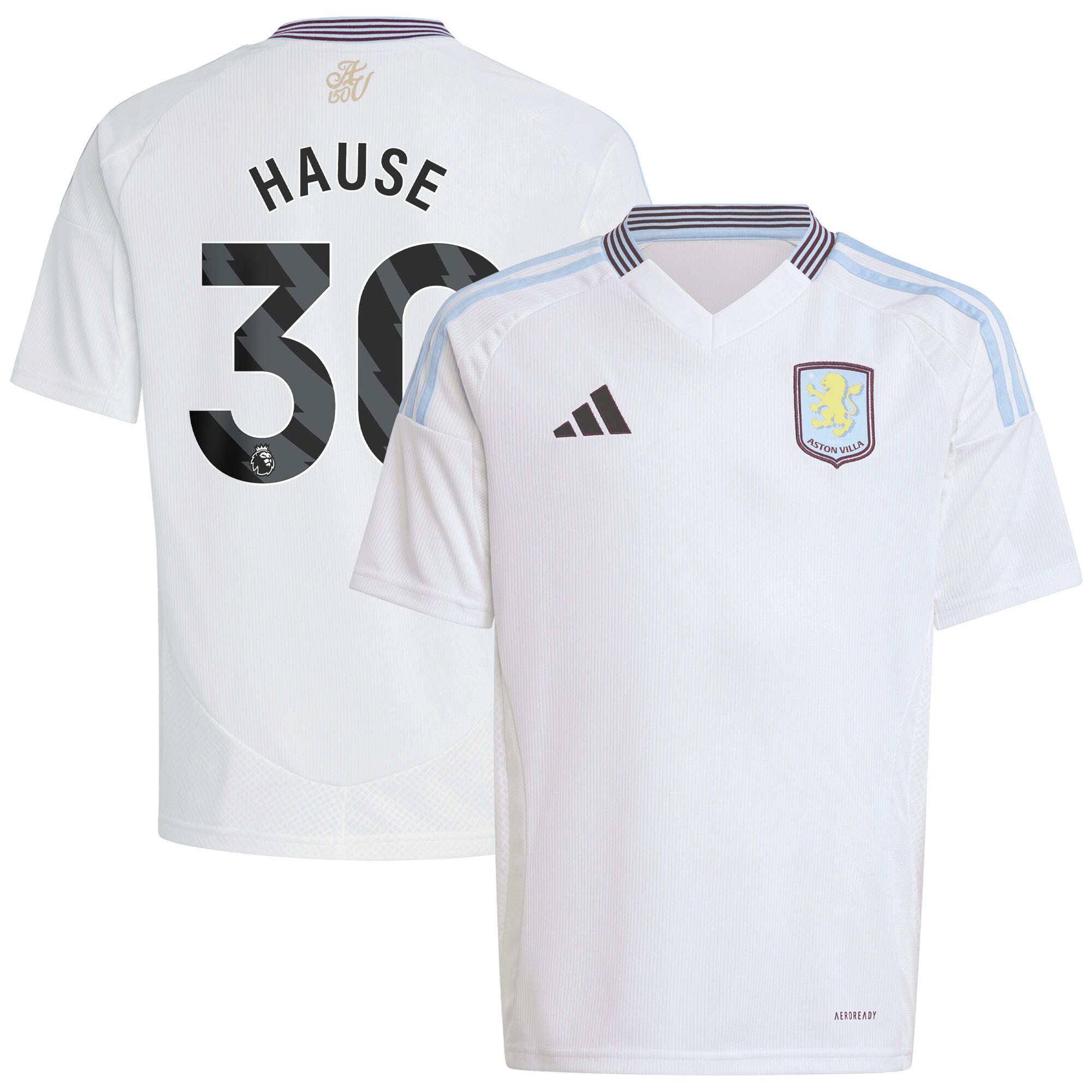 aston villa adidas away shirt 2024-25 – kids with hause 30 printing Collection | Aston Villa Shop Official Jerseys