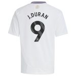 aston villa adidas away shirt 2024-25 – kids with j.duran 9 printing Collection | Aston Villa Shop Official Jerseys