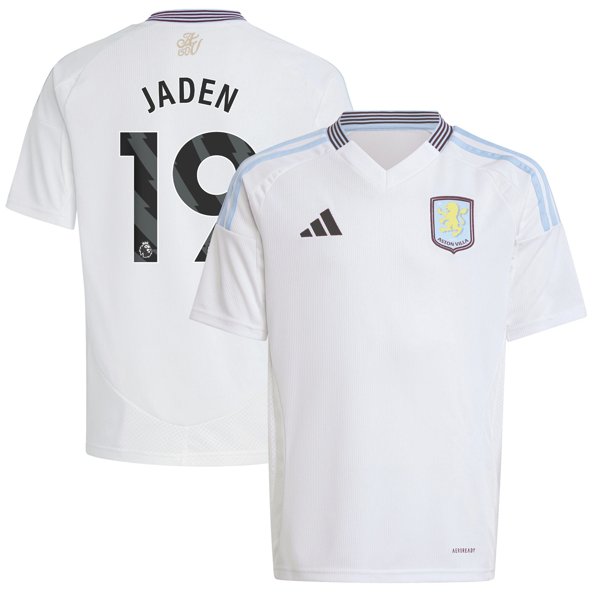 aston villa adidas away shirt 2024-25 – kids with jaden 19 printing Collection | Aston Villa Shop Official Jerseys