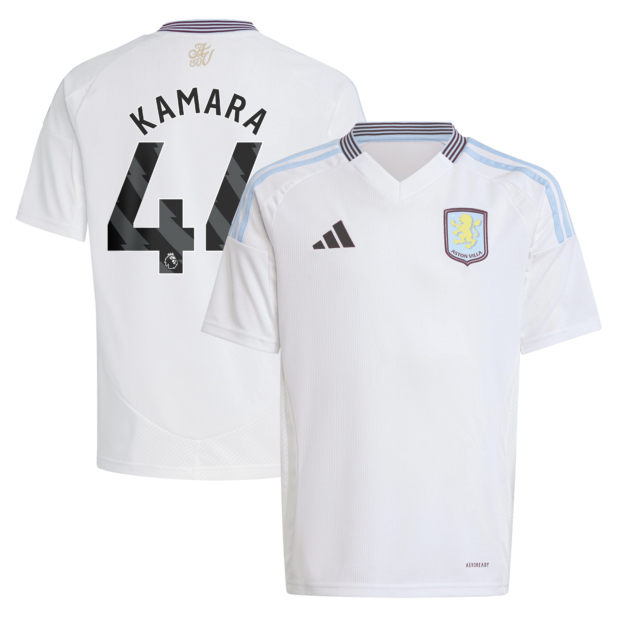 aston villa adidas away shirt 2024-25 – kids with kamara 44 printing Collection | Aston Villa Shop Official Jerseys