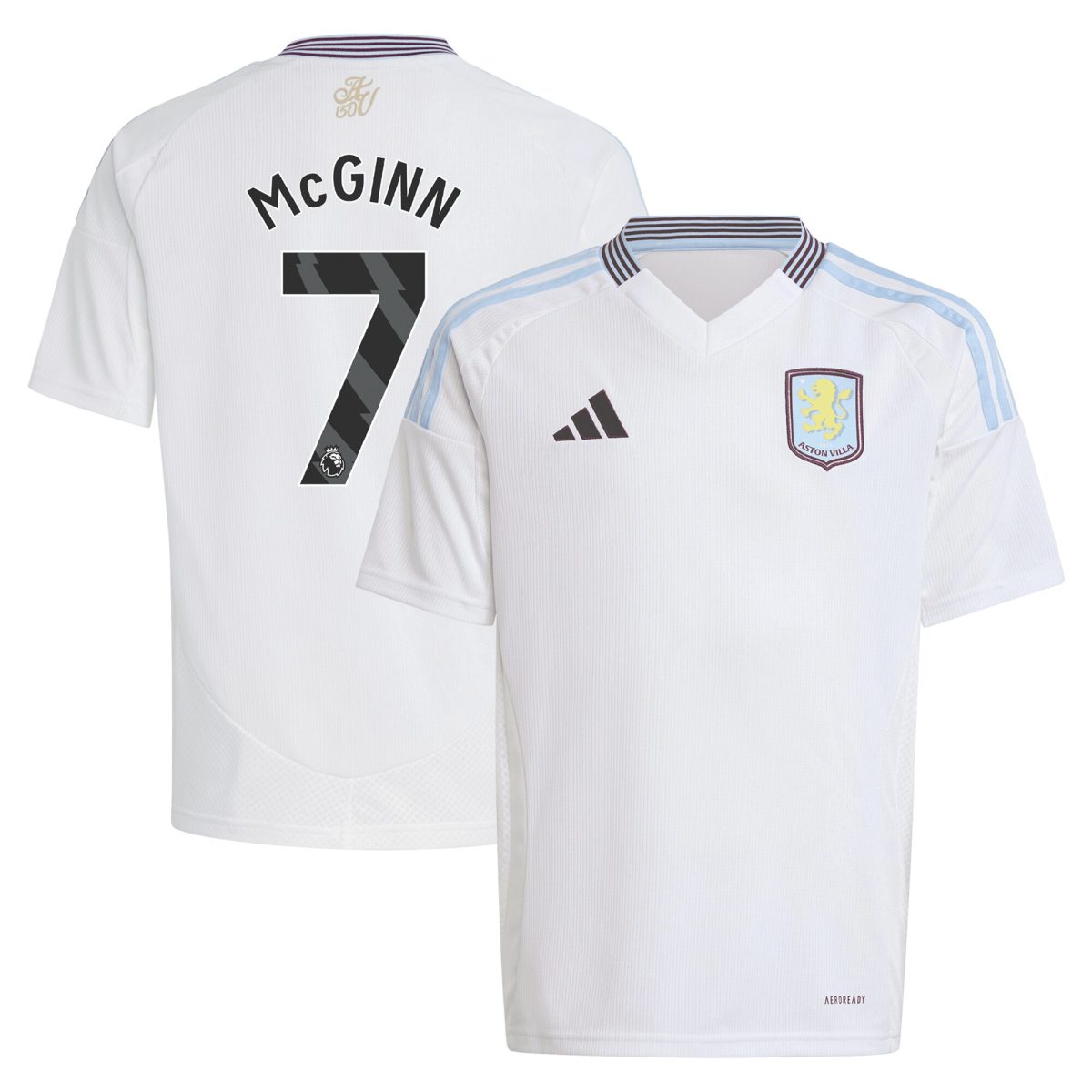 aston villa adidas away shirt 2024-25 – kids with mcginn 7 printing Collection | Aston Villa Shop Official Jerseys