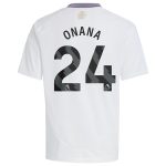 aston villa adidas away shirt 2024-25 – kids with onana 24 printing Collection | Aston Villa Shop Official Jerseys