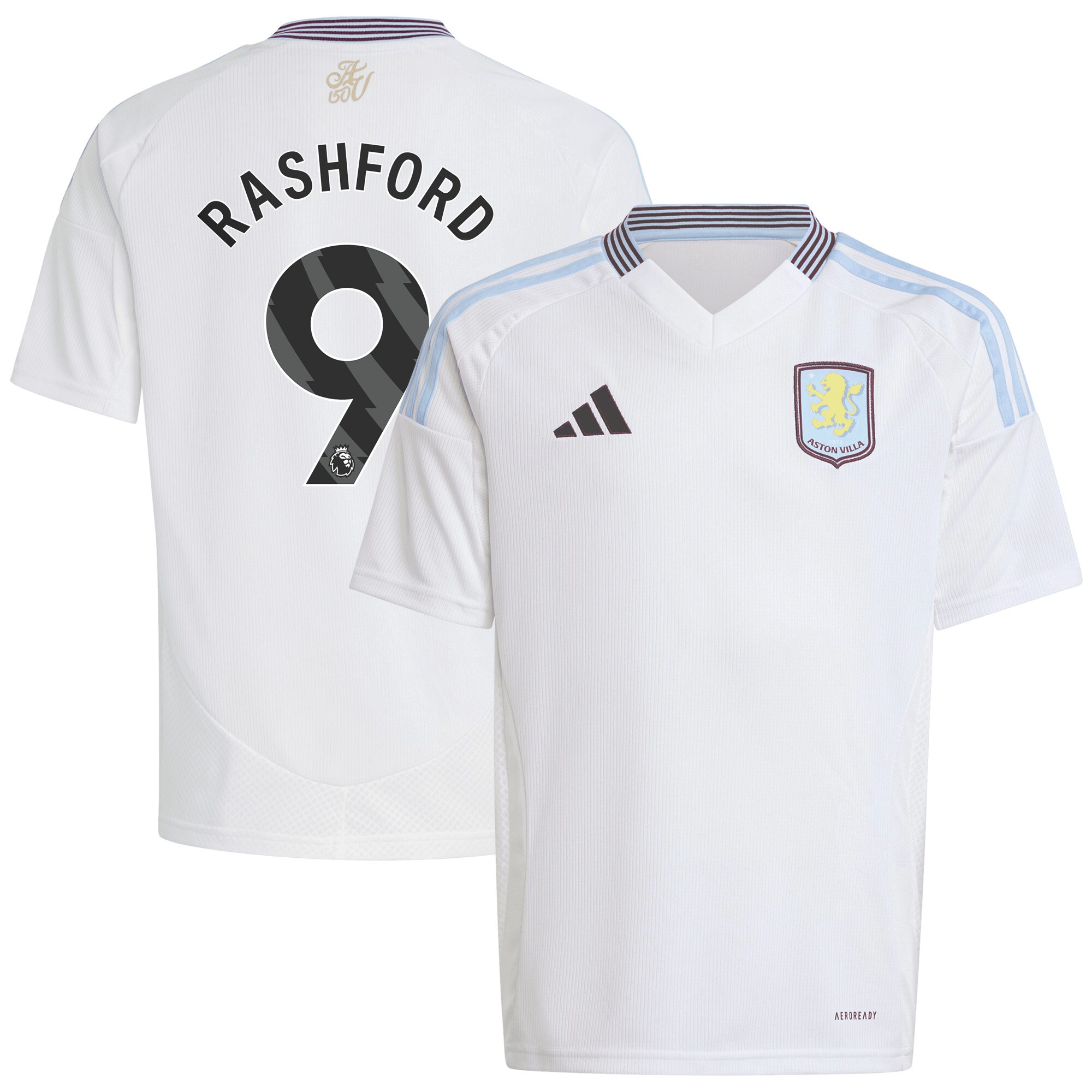 aston villa adidas away shirt 2024-25 – kids with rashford 9 printing Collection | Aston Villa Shop Official Jerseys
