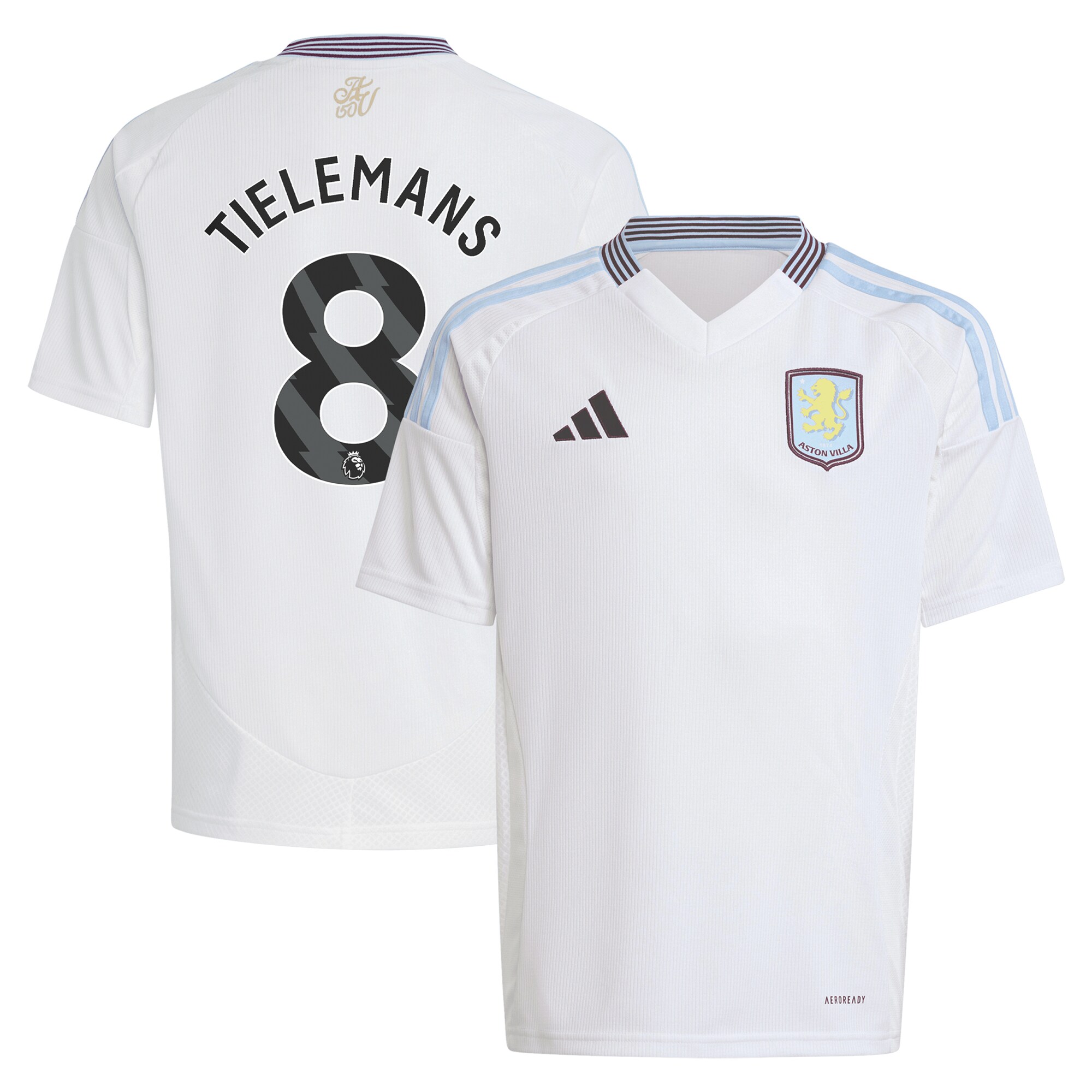 aston villa adidas away shirt 2024-25 – kids with tielemans 8 printing Collection | Aston Villa Shop Official Jerseys