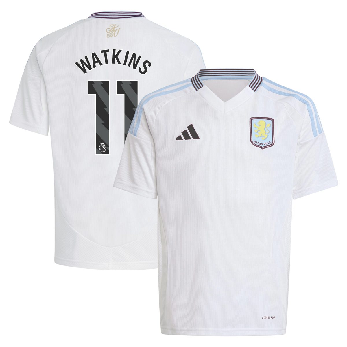 aston villa adidas away shirt 2024-25 – kids with watkins 11 printing Collection | Aston Villa Shop Official Jerseys