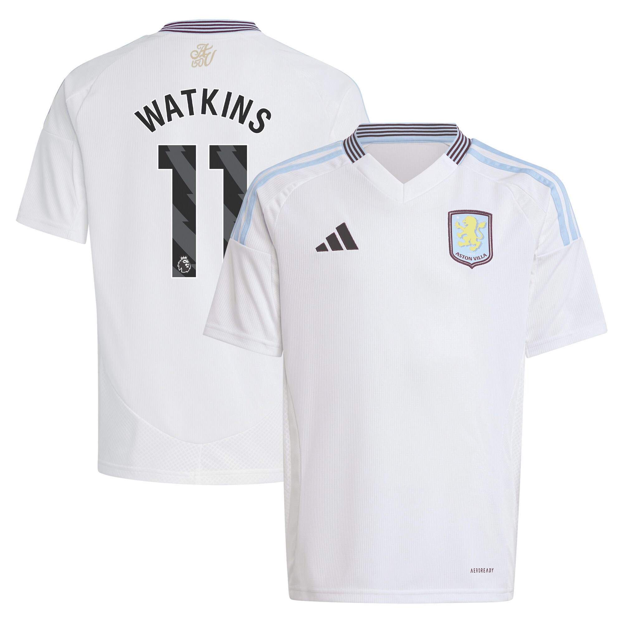 aston villa adidas away shirt 2024-25 – kids with watkins 11 printing Collection | Aston Villa Shop Official Jerseys
