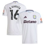 aston villa adidas away shirt 2024-25 with a.garcía 16 printing Collection | Aston Villa Shop Official Jerseys