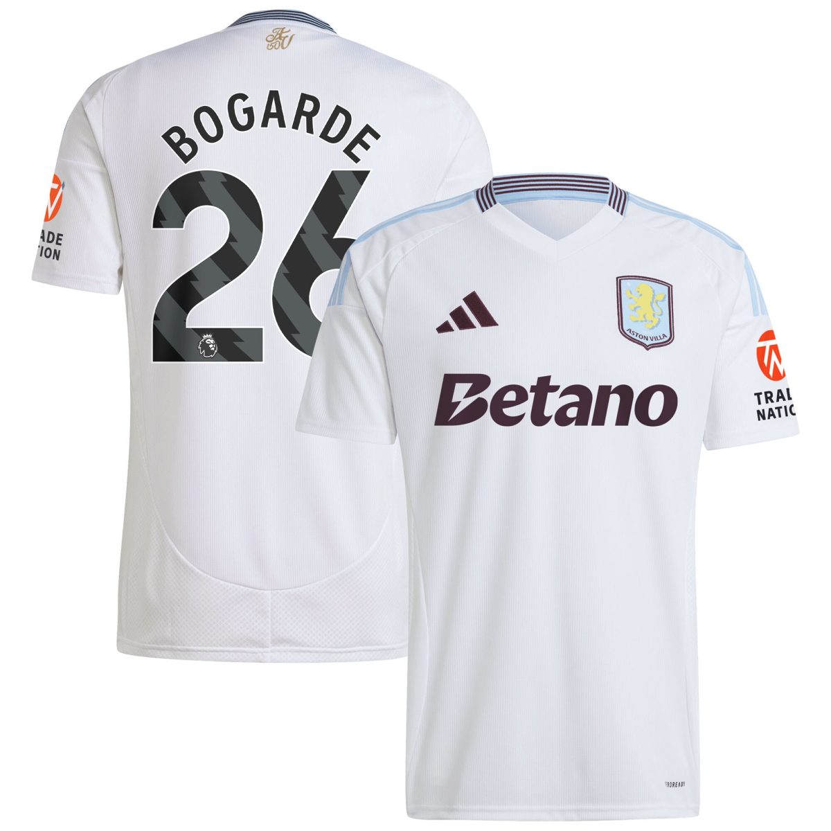 aston villa adidas away shirt 2024-25 with bogarde 26 printing Collection | Aston Villa Shop Official Jerseys