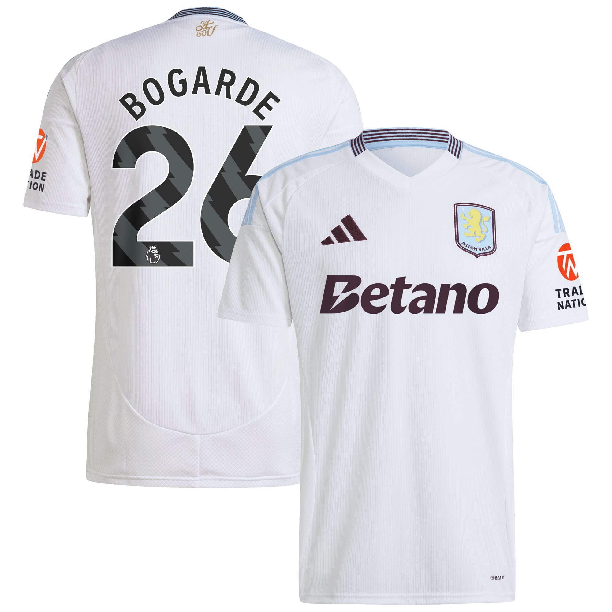aston villa adidas away shirt 2024-25 with bogarde 26 printing Collection | Aston Villa Shop Official Jerseys