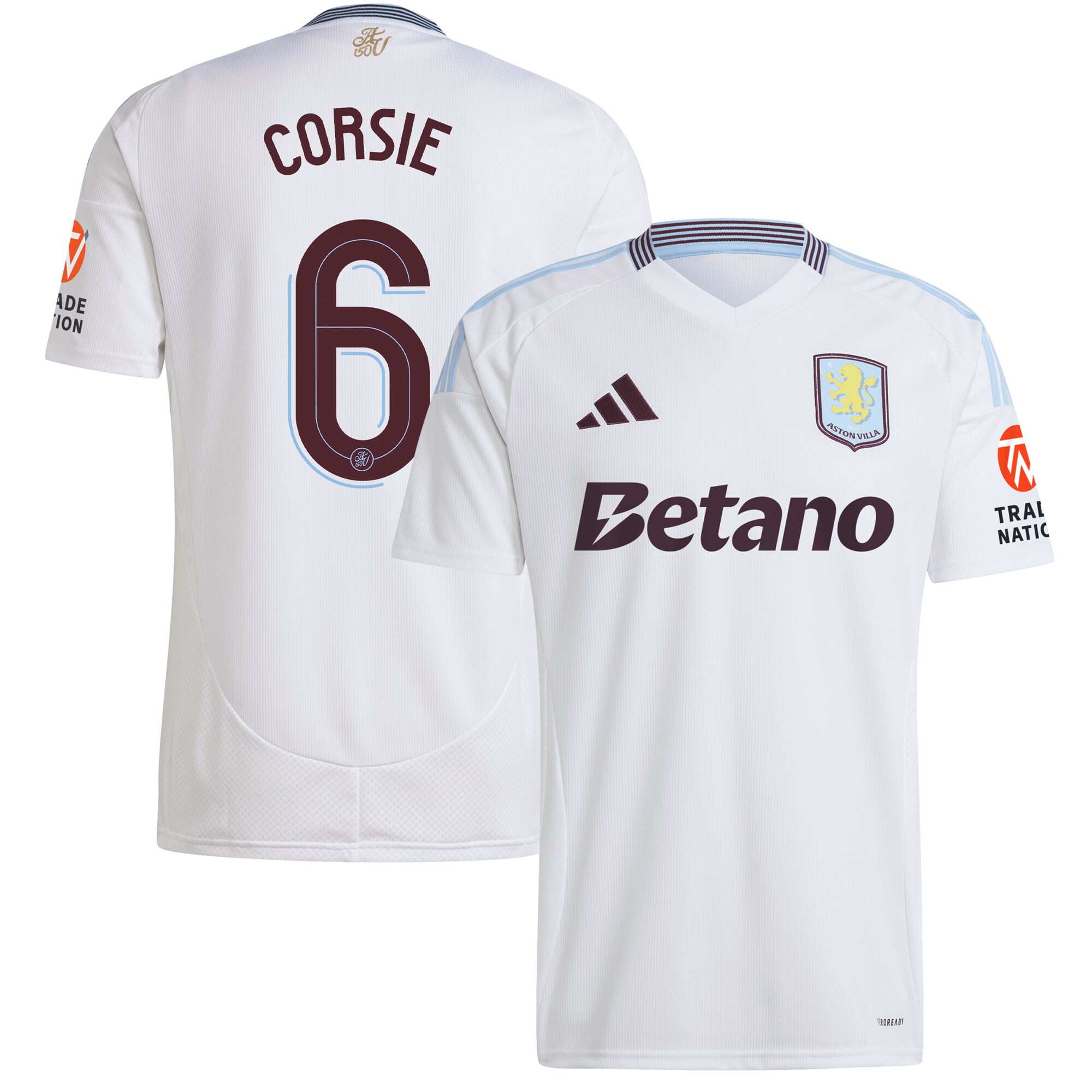 aston villa adidas away shirt 2024-25 with corsie 6 cup printing Collection | Aston Villa Shop Official Jerseys