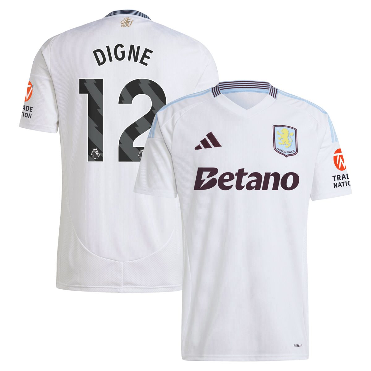 aston villa adidas away shirt 2024-25 with digne 12 printing Collection | Aston Villa Shop Official Jerseys