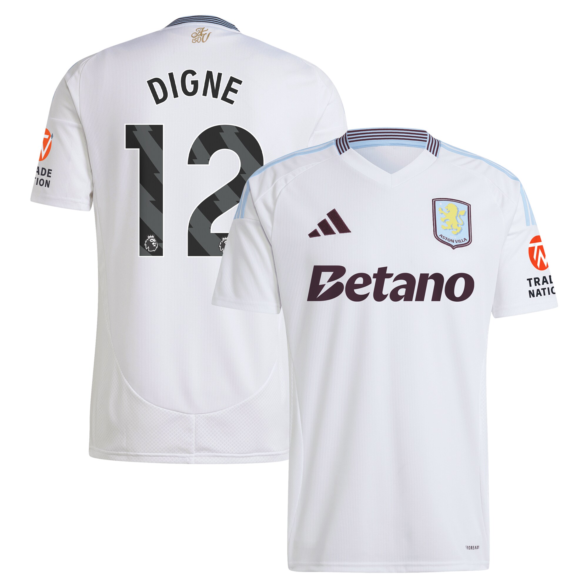 aston villa adidas away shirt 2024-25 with digne 12 printing Collection | Aston Villa Shop Official Jerseys
