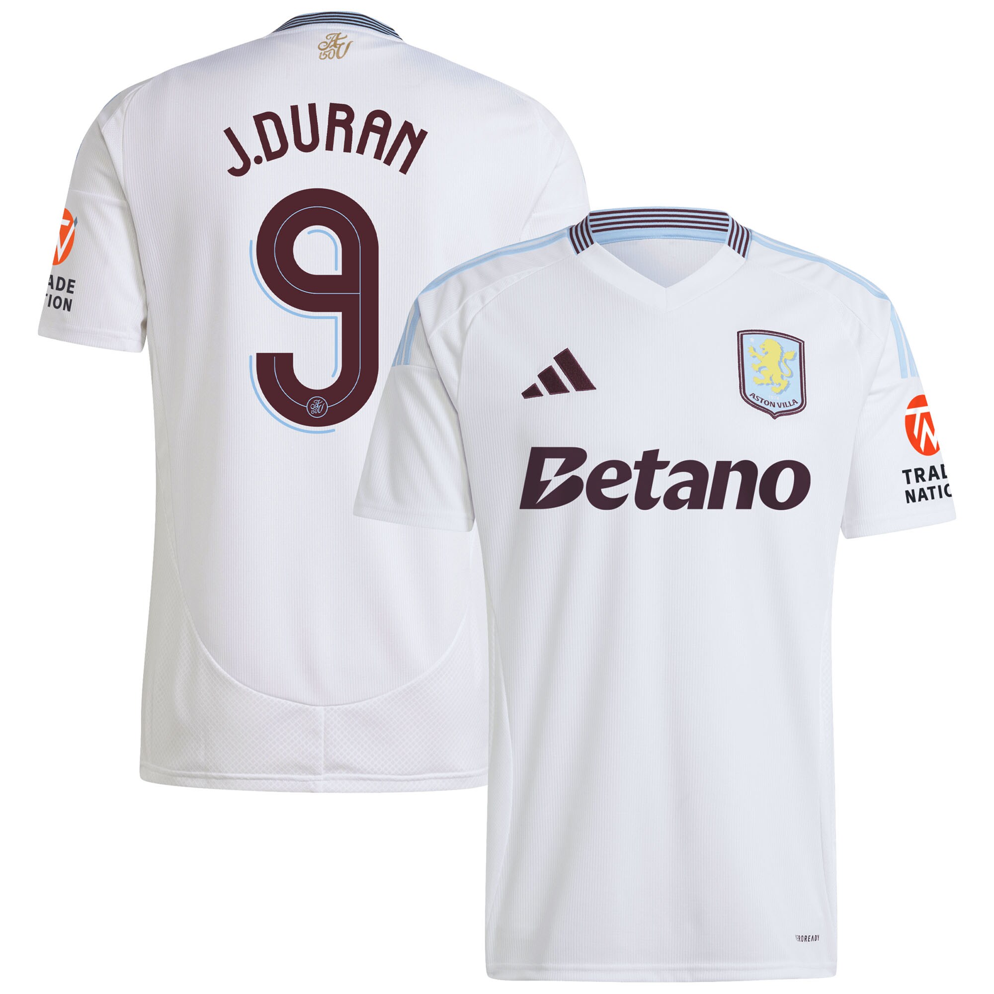 aston villa adidas away shirt 2024-25 with duran 9 cup printing Collection | Aston Villa Shop Official Jerseys