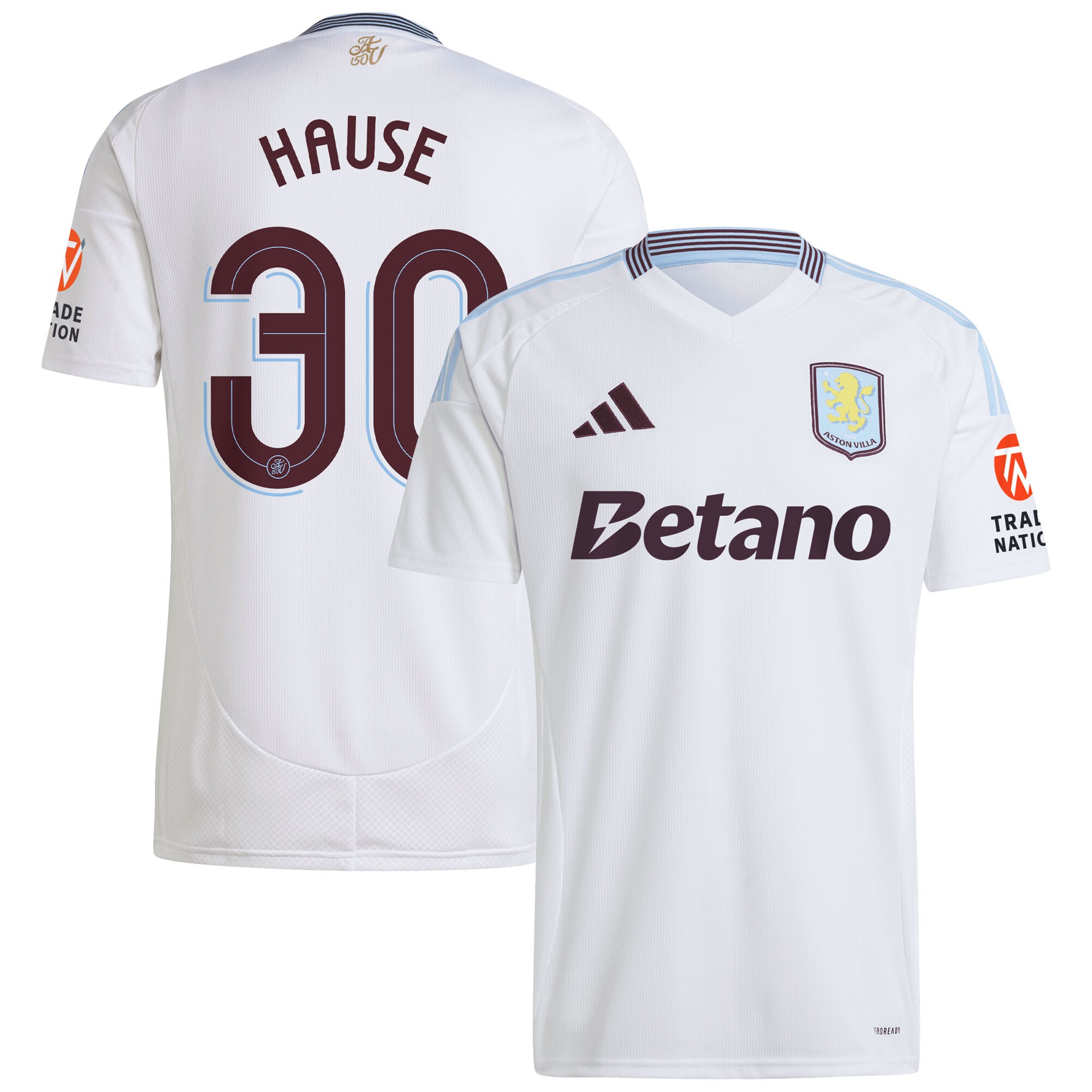 aston villa adidas away shirt 2024-25 with hause 30 cup printing Collection | Aston Villa Shop Official Jerseys