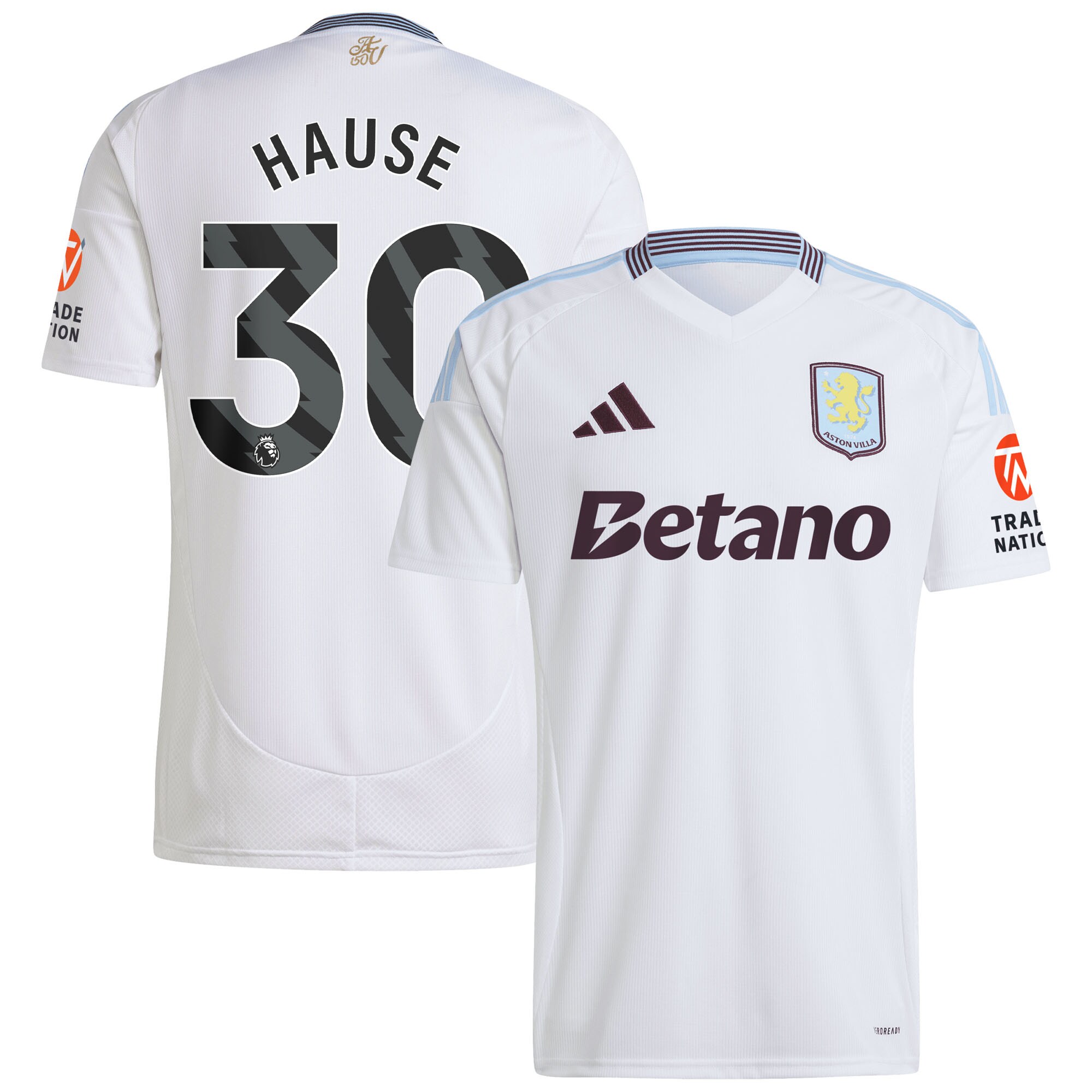 aston villa adidas away shirt 2024-25 with hause 30 printing Collection | Aston Villa Shop Official Jerseys