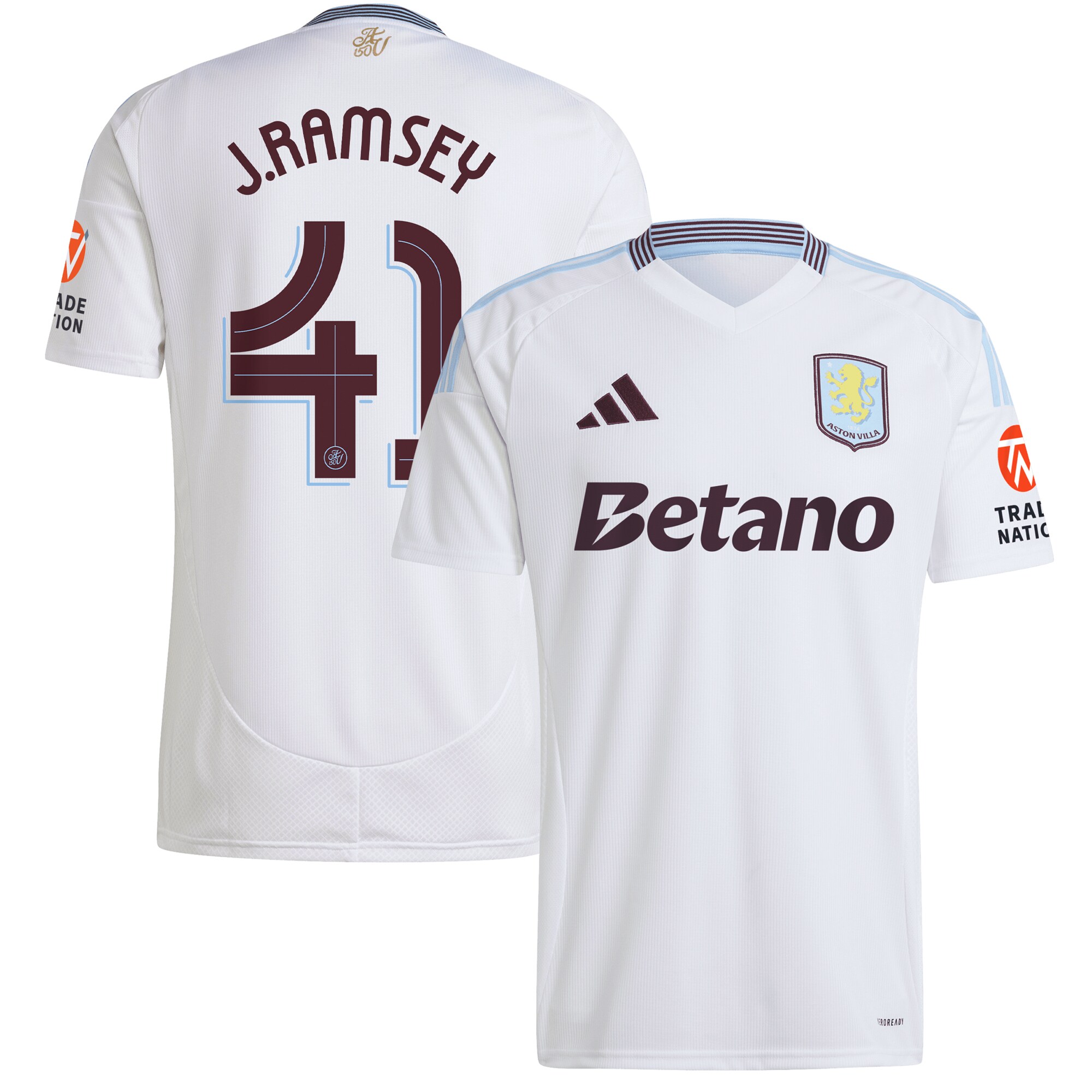 aston villa adidas away shirt 2024-25 with j. ramsey 41 cup printing Collection | Aston Villa Shop Official Jerseys