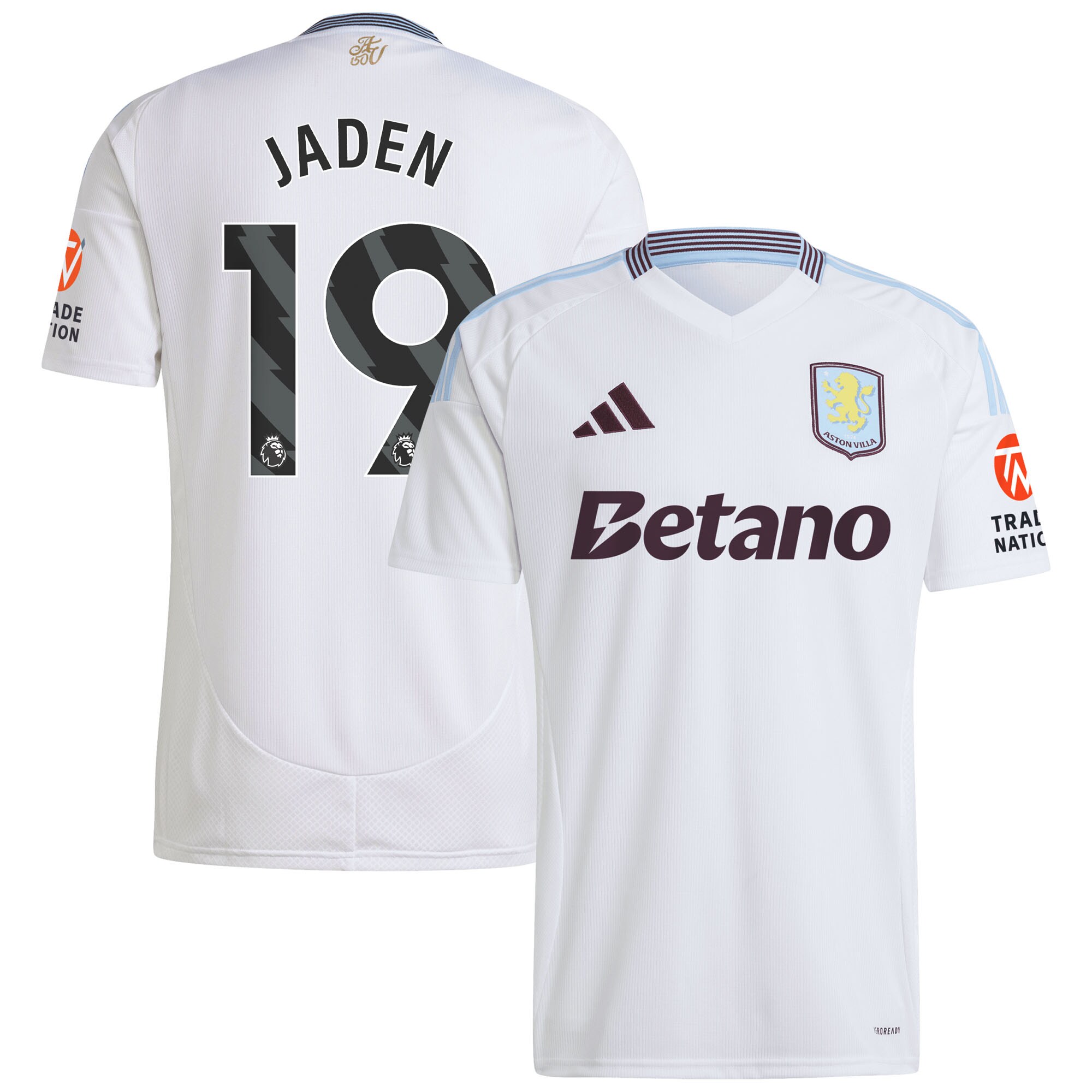 aston villa adidas away shirt 2024-25 with jaden 19 printing Collection | Aston Villa Shop Official Jerseys