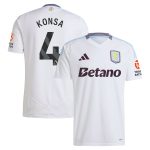 aston villa adidas away shirt 2024-25 with konsa 4 printing Collection | Aston Villa Shop Official Jerseys