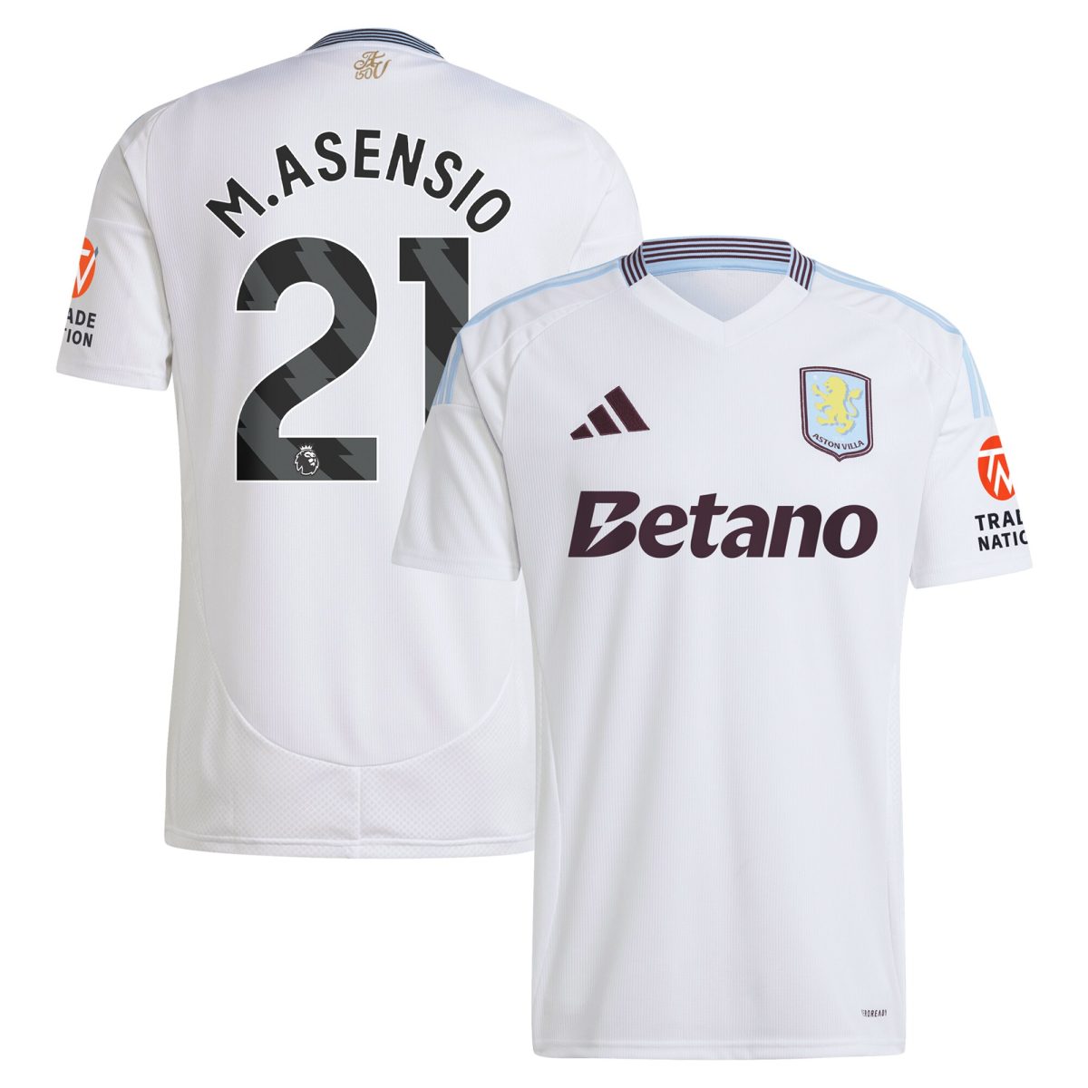 aston villa adidas away shirt 2024-25 with m.asensio 21 printing Collection | Aston Villa Shop Official Jerseys