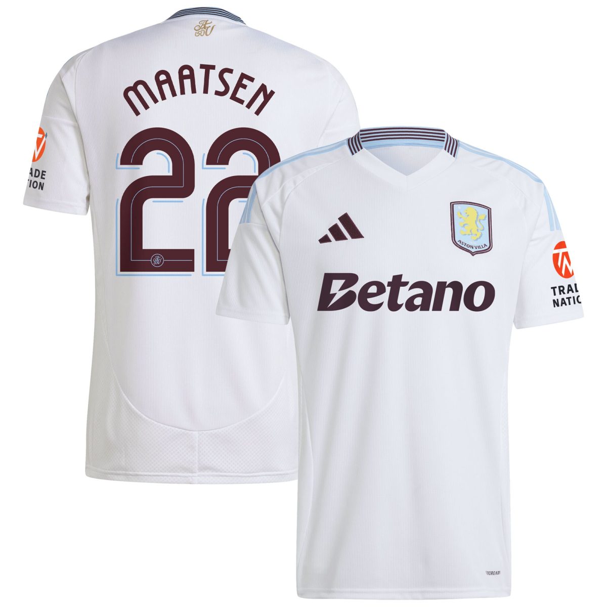 aston villa adidas away shirt 2024-25 with maatsen 22 cup printing Collection | Aston Villa Shop Official Jerseys