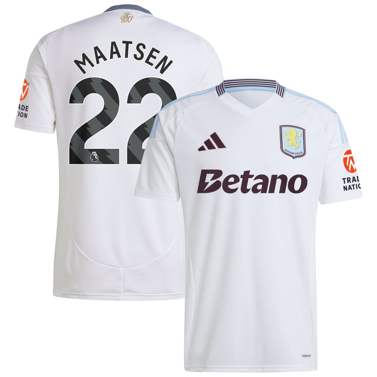 aston villa adidas away shirt 2024-25 with maatsen 22 printing Collection | Aston Villa Shop Official Jerseys