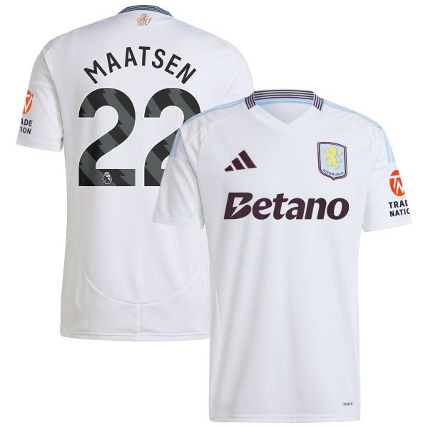 aston villa adidas away shirt 2024-25 with maatsen 22 printing Collection | Aston Villa Shop Official Jerseys