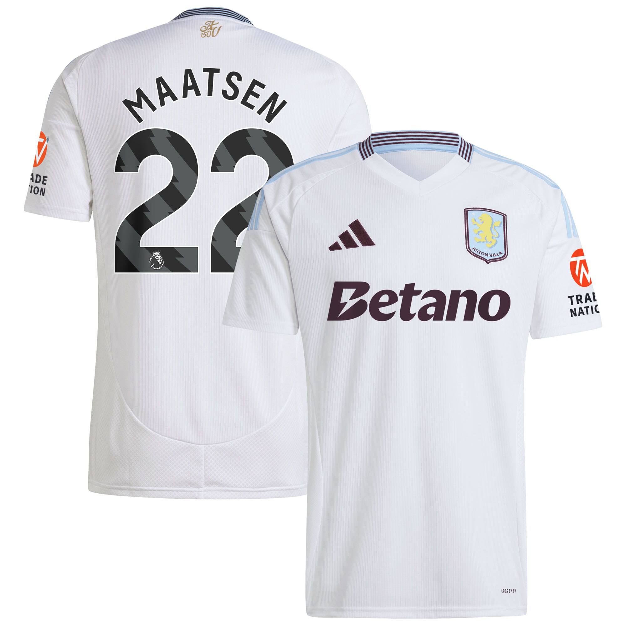 aston villa adidas away shirt 2024-25 with maatsen 22 printing Collection | Aston Villa Shop Official Jerseys