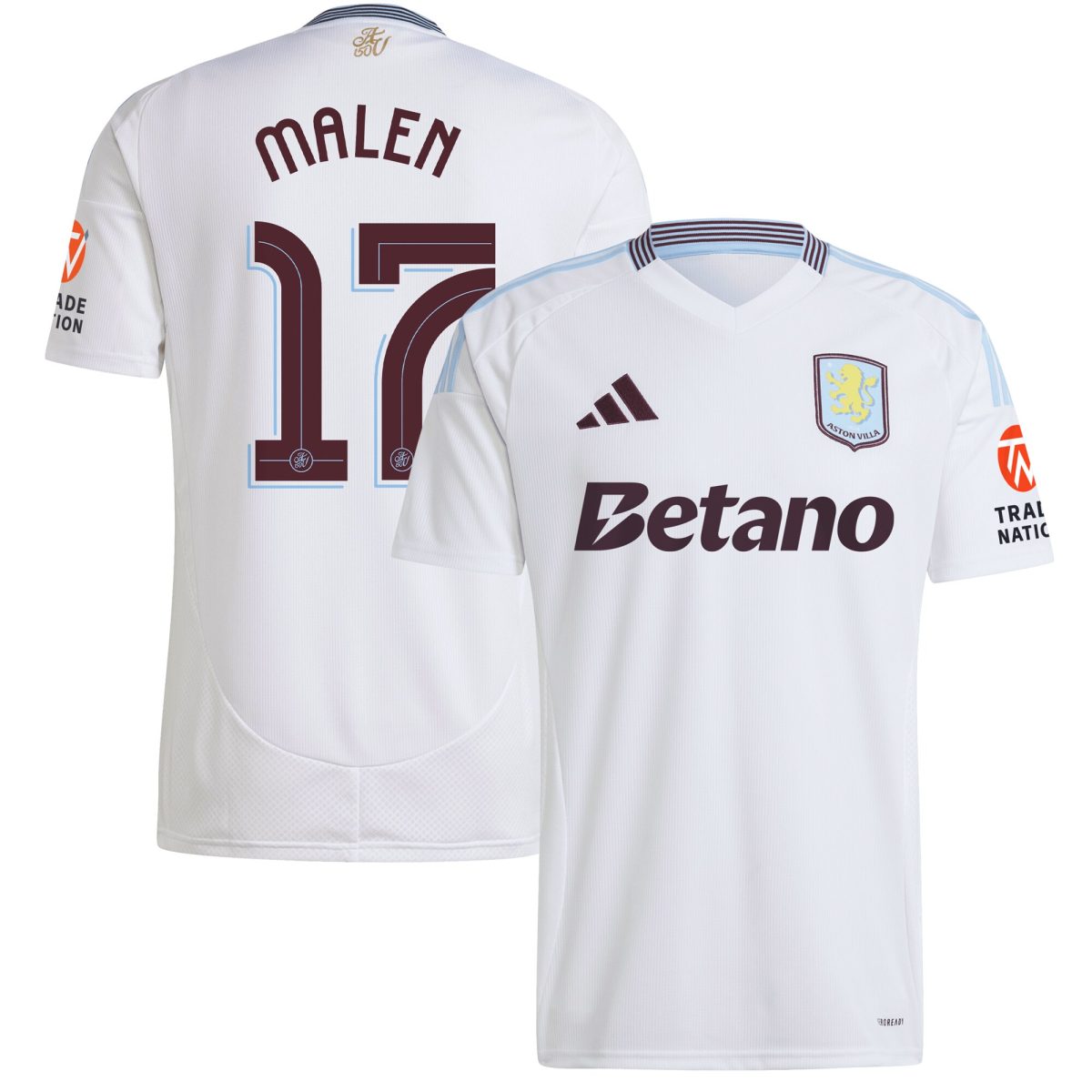 aston villa adidas away shirt 2024-25 with malen 17 cup printing Collection | Aston Villa Shop Official Jerseys