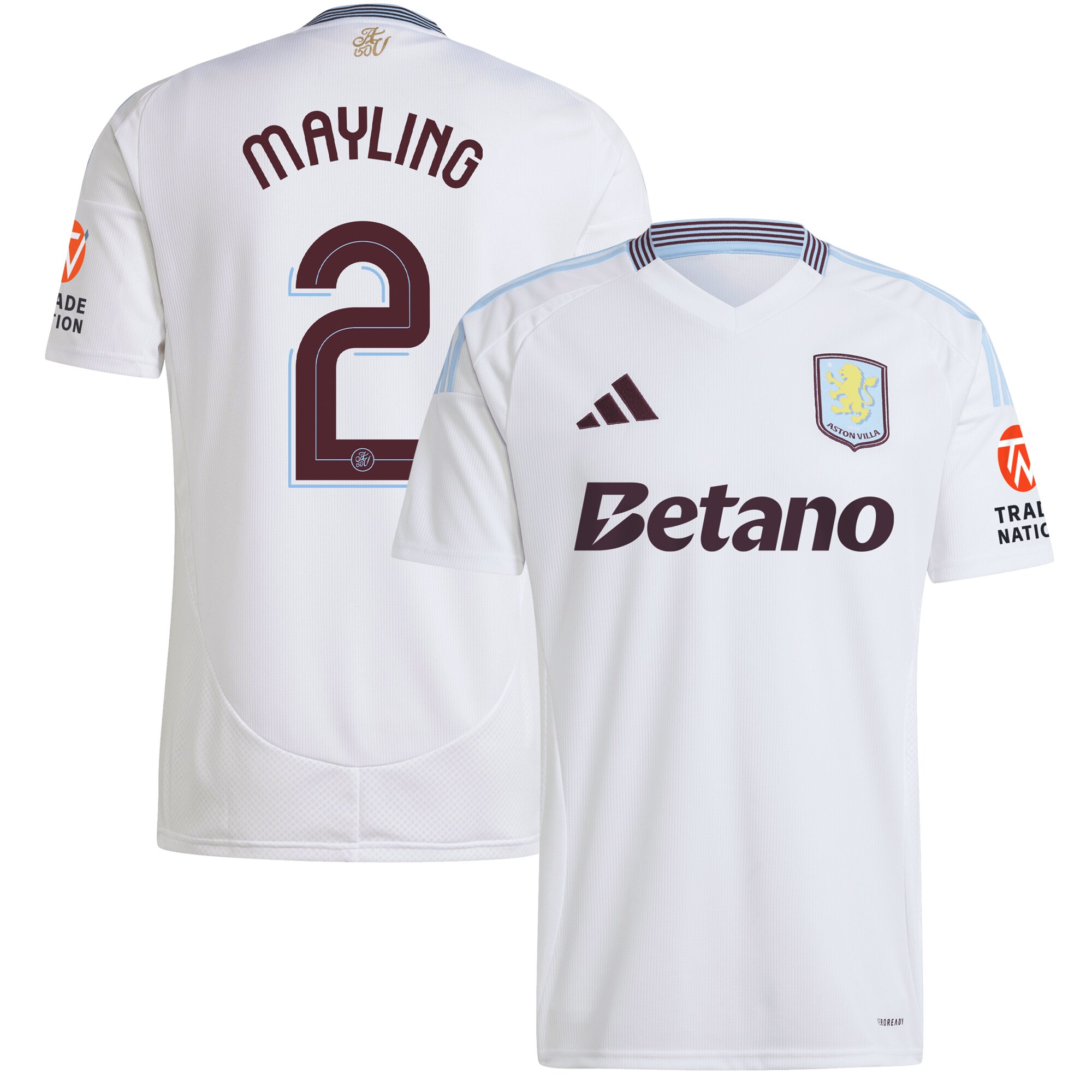 aston villa adidas away shirt 2024-25 with mayling 2 cup printing Collection | Aston Villa Shop Official Jerseys