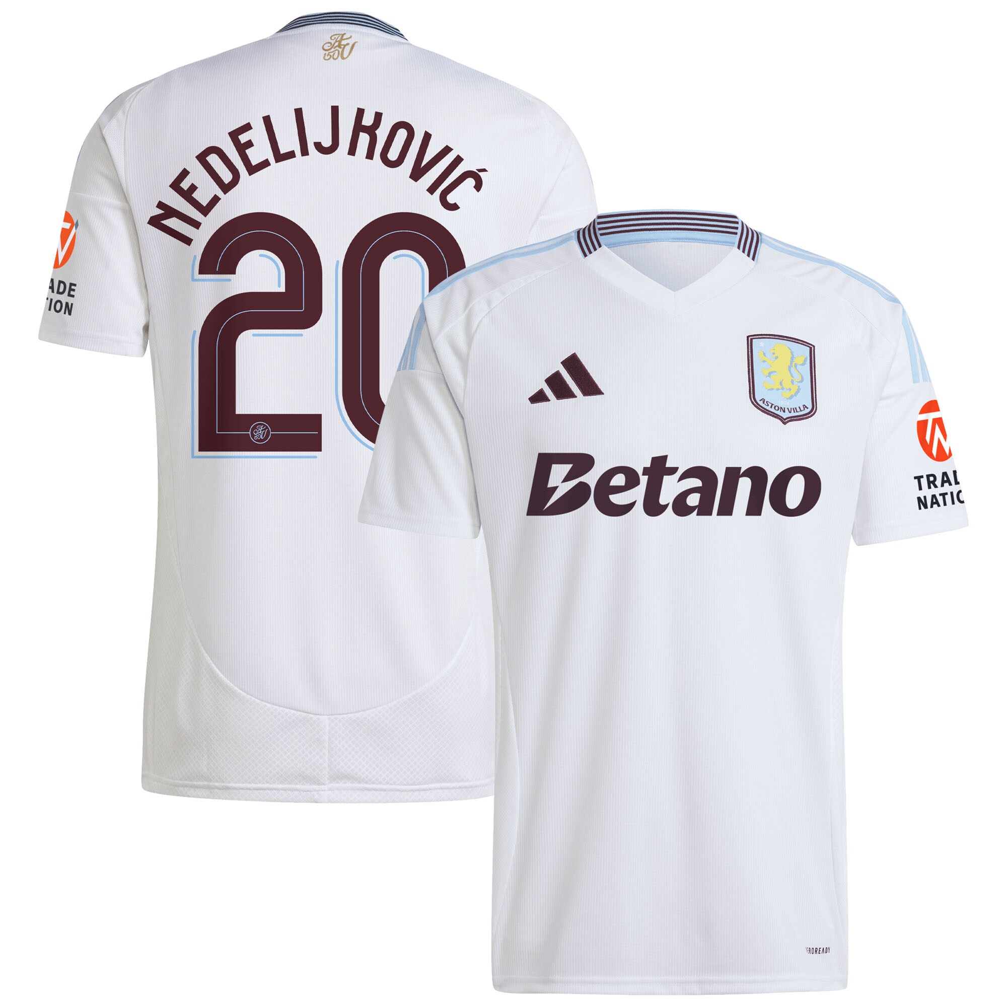 aston villa adidas away shirt 2024-25 with nedeljković 20 cup printing Collection | Aston Villa Shop Official Jerseys