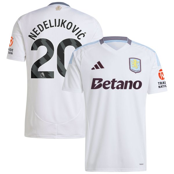 aston villa adidas away shirt 2024-25 with nedeljković 20 printing Collection | Aston Villa Shop Official Jerseys