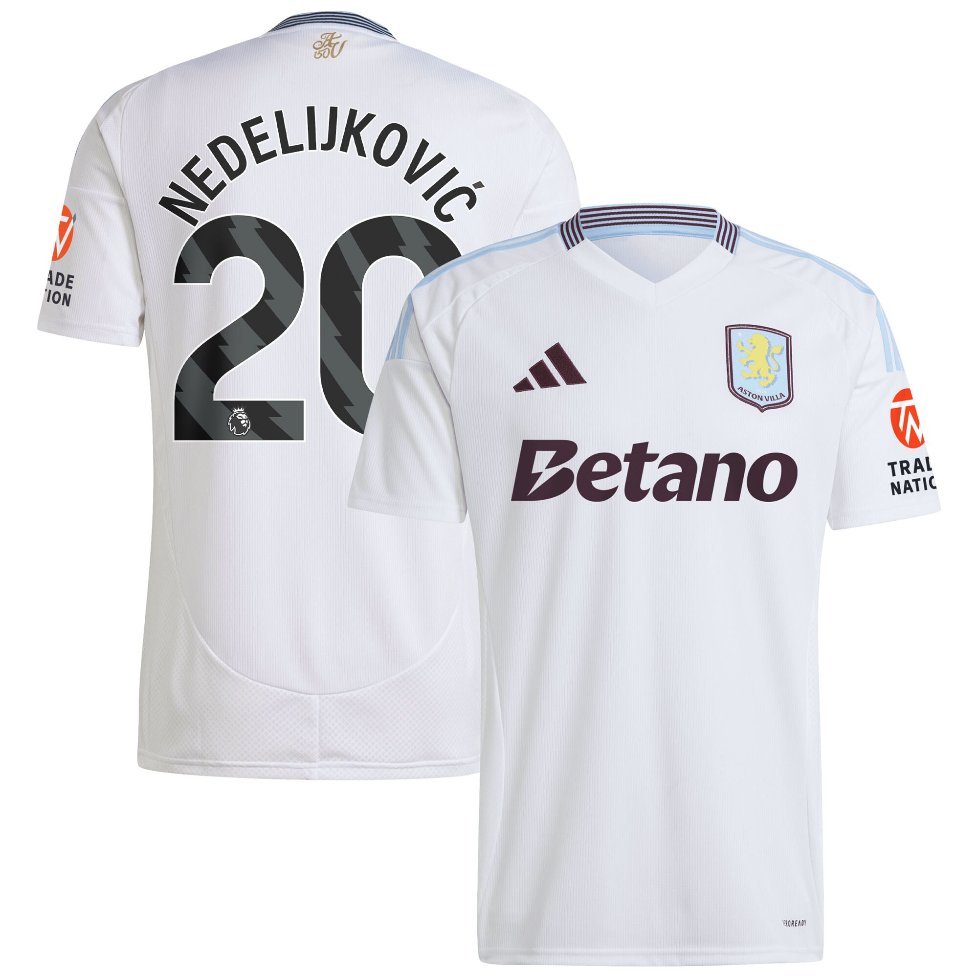 aston villa adidas away shirt 2024-25 with nedeljković 20 printing Collection | Aston Villa Shop Official Jerseys
