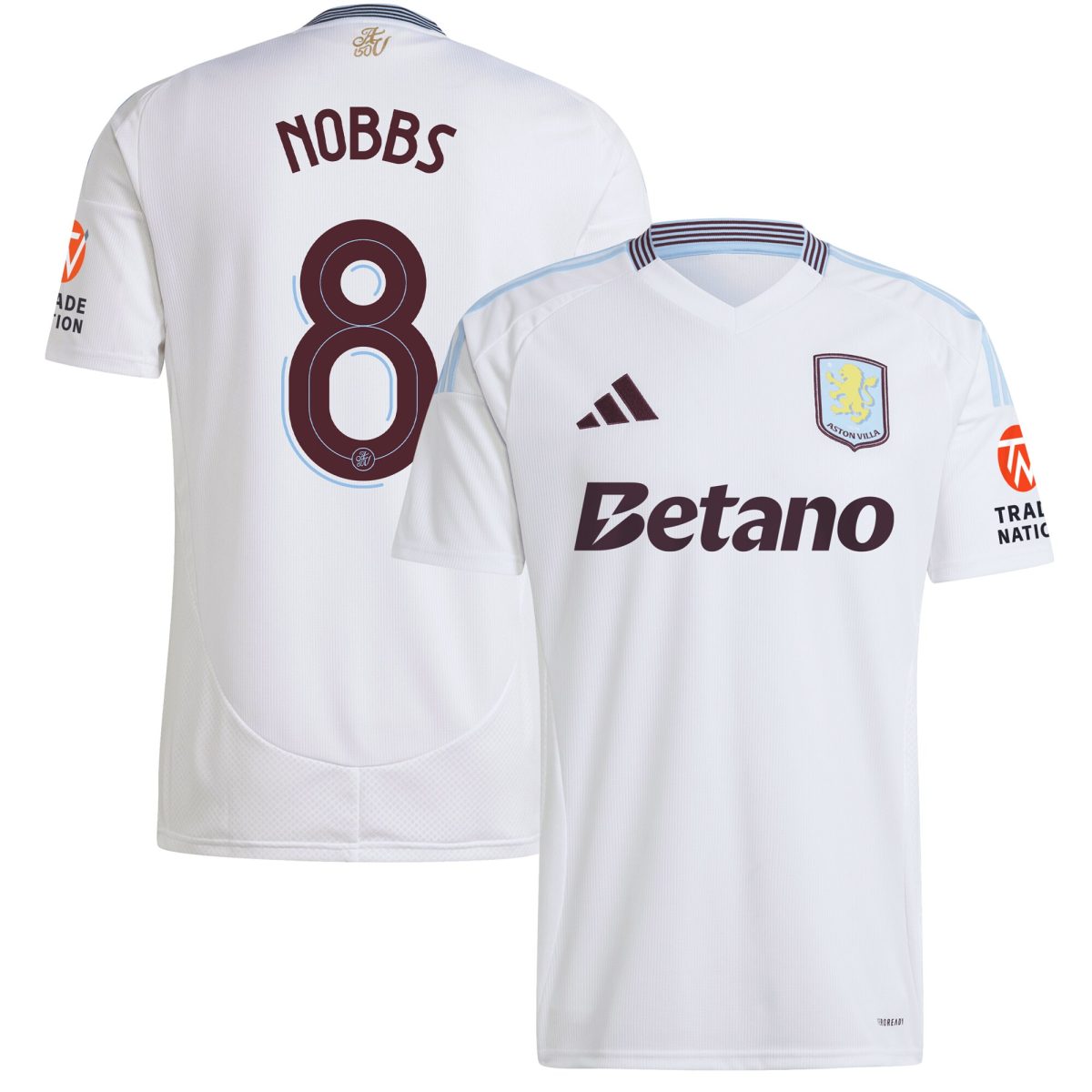 aston villa adidas away shirt 2024-25 with nobbs 8 cup printing Collection | Aston Villa Shop Official Jerseys