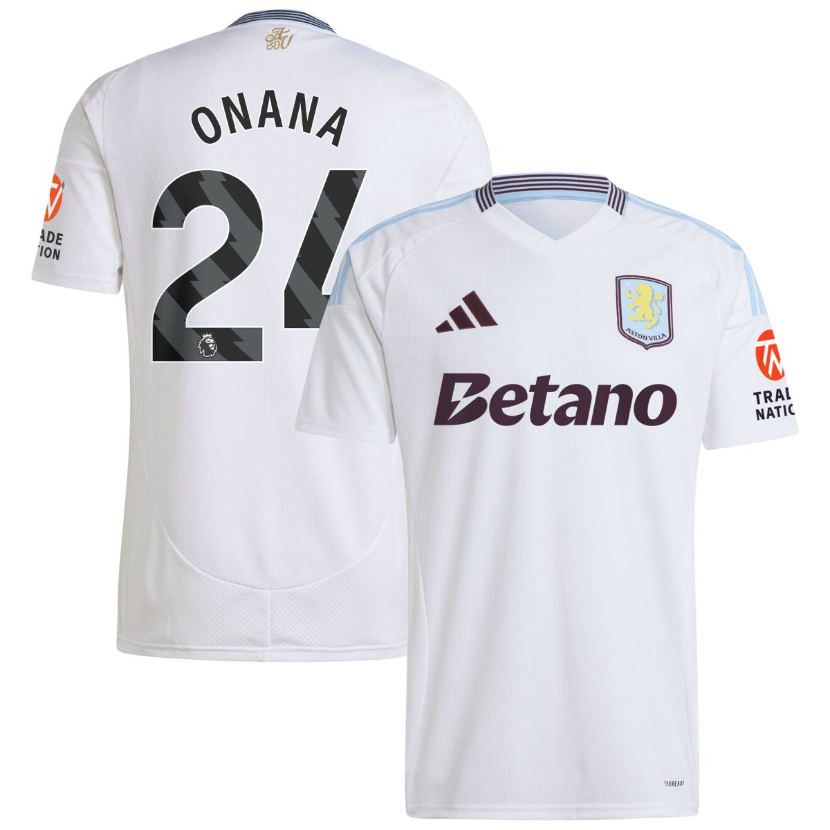 aston villa adidas away shirt 2024-25 with onana 24 printing Collection | Aston Villa Shop Official Jerseys